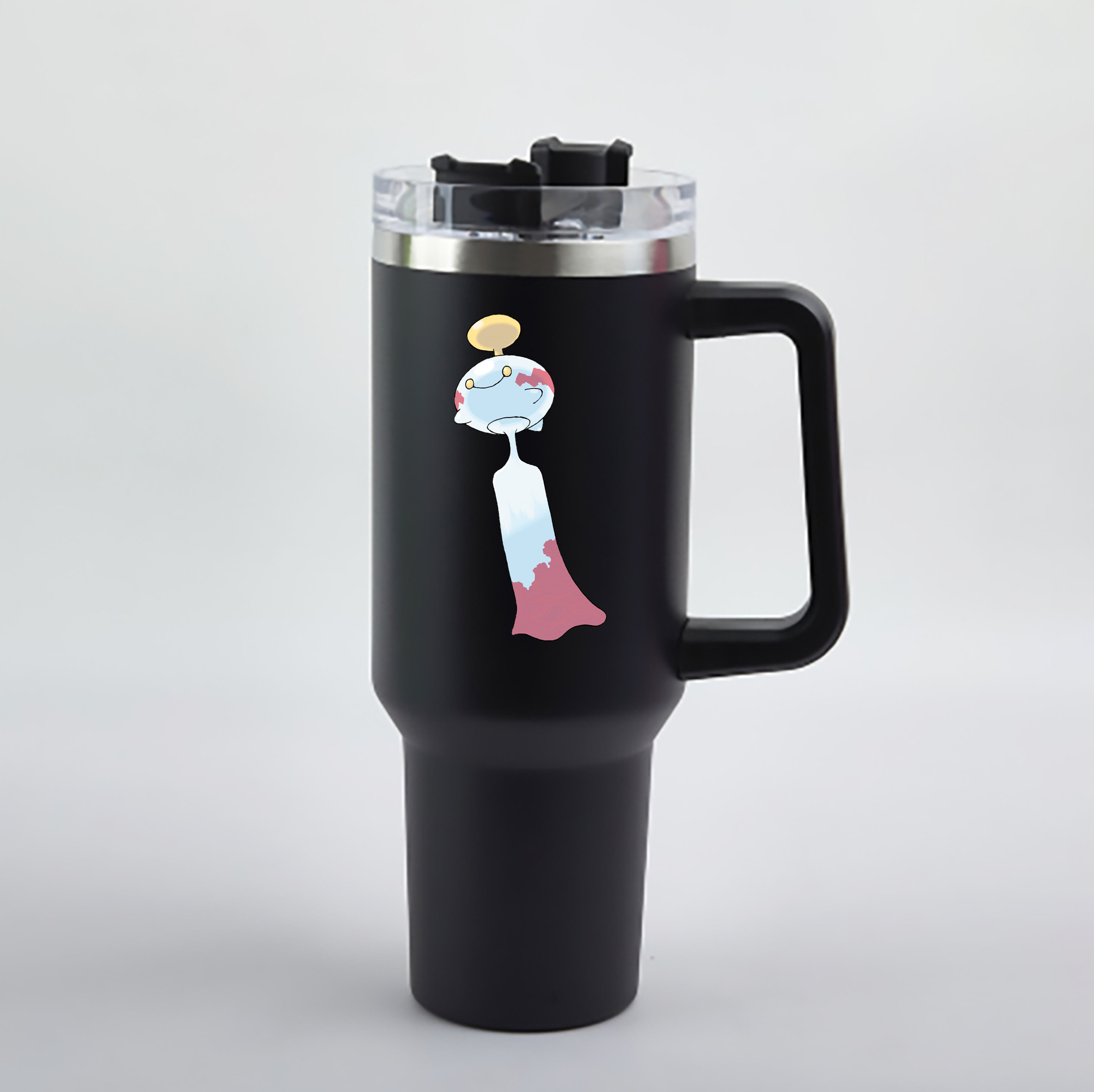 （画像用） ポケットモンスター Pokémon 1200mL車用タンブラー - クリスタルステッカー（プラスチックストロー付き）