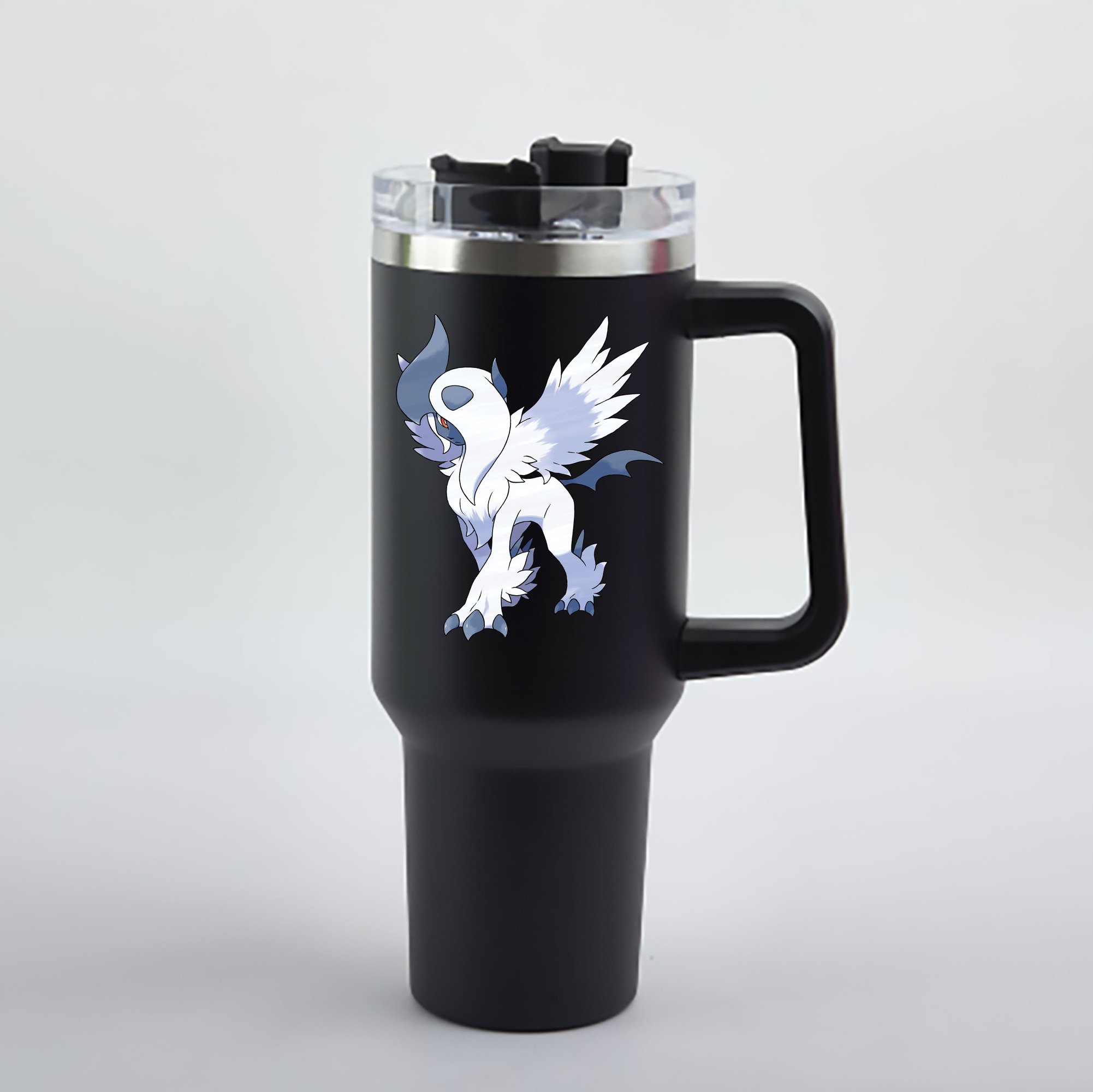 （画像用） ポケットモンスター Pokémon 1200mL車用タンブラー - クリスタルステッカー（プラスチックストロー付き）