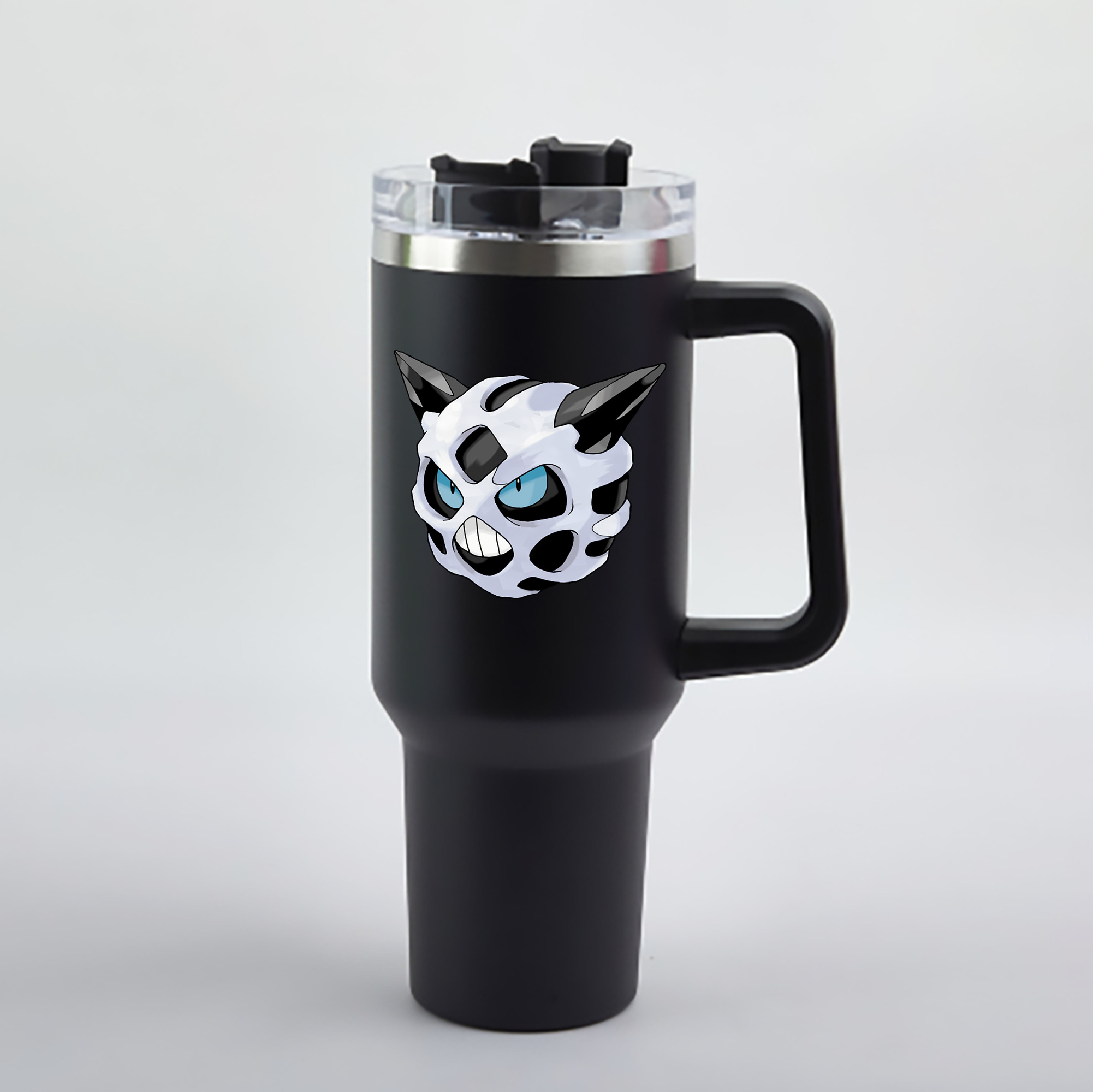 （画像用） ポケットモンスター Pokémon 1200mL車用タンブラー - クリスタルステッカー（プラスチックストロー付き）