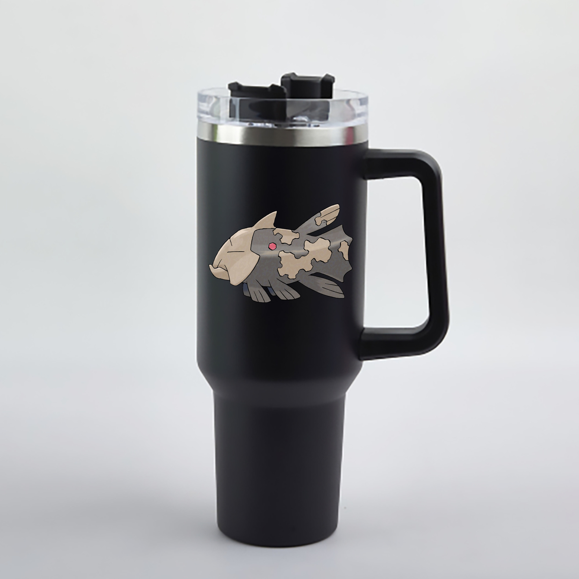 （画像用） ポケットモンスター Pokémon 1200mL車用タンブラー - クリスタルステッカー（プラスチックストロー付き）