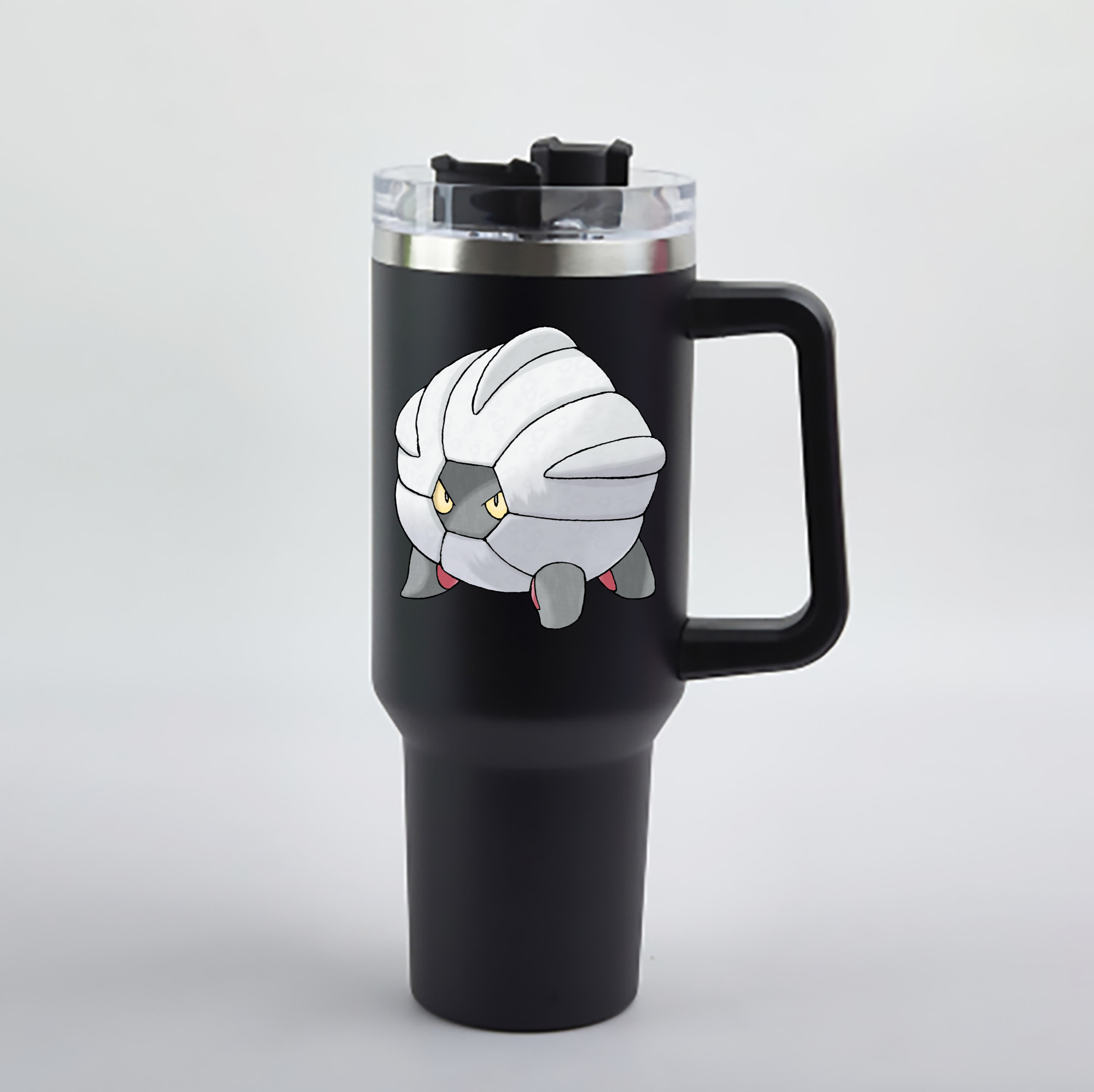 （画像用） ポケットモンスター Pokémon 1200mL車用タンブラー - クリスタルステッカー（プラスチックストロー付き）