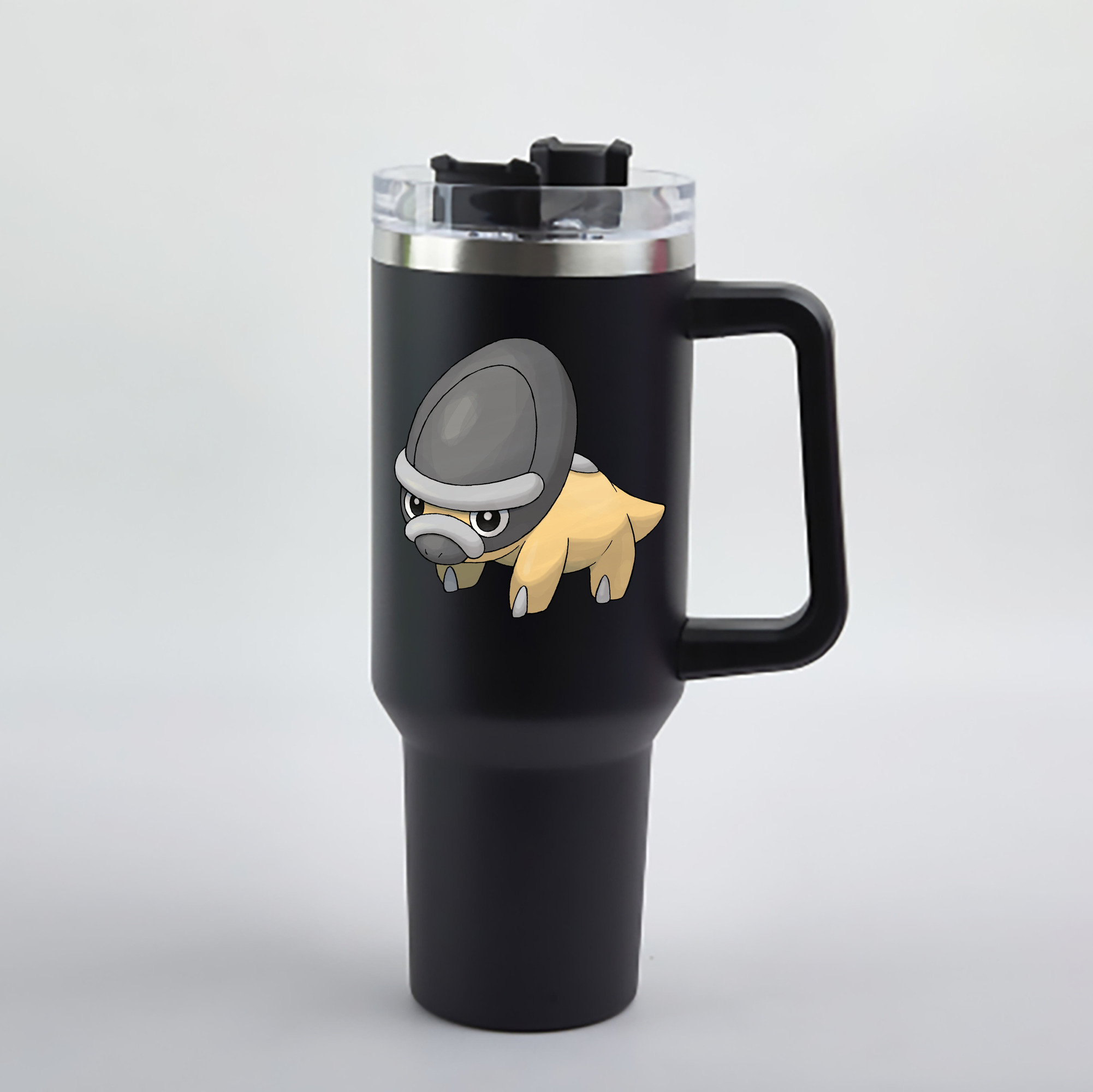 （画像用） ポケットモンスター Pokémon 1200mL車用タンブラー - クリスタルステッカー（プラスチックストロー付き）
