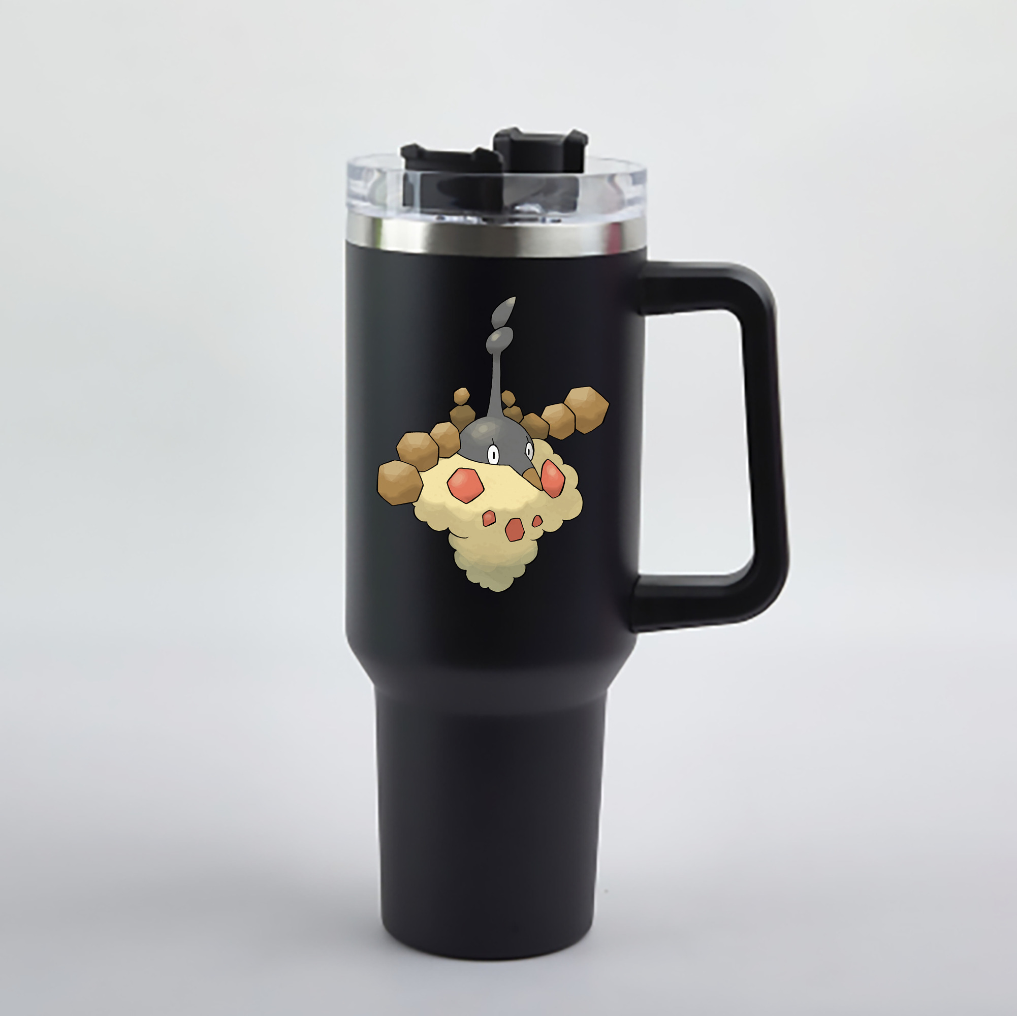 （画像用） ポケットモンスター Pokémon 1200mL車用タンブラー - クリスタルステッカー（プラスチックストロー付き）