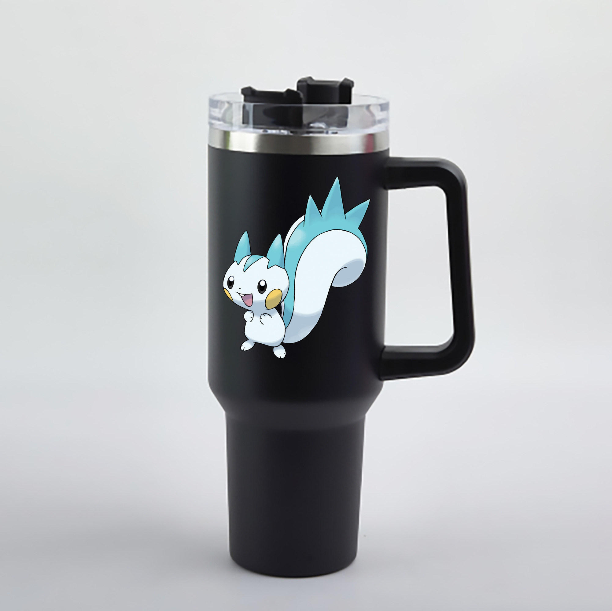 （画像用） ポケットモンスター Pokémon 1200mL車用タンブラー - クリスタルステッカー（プラスチックストロー付き）
