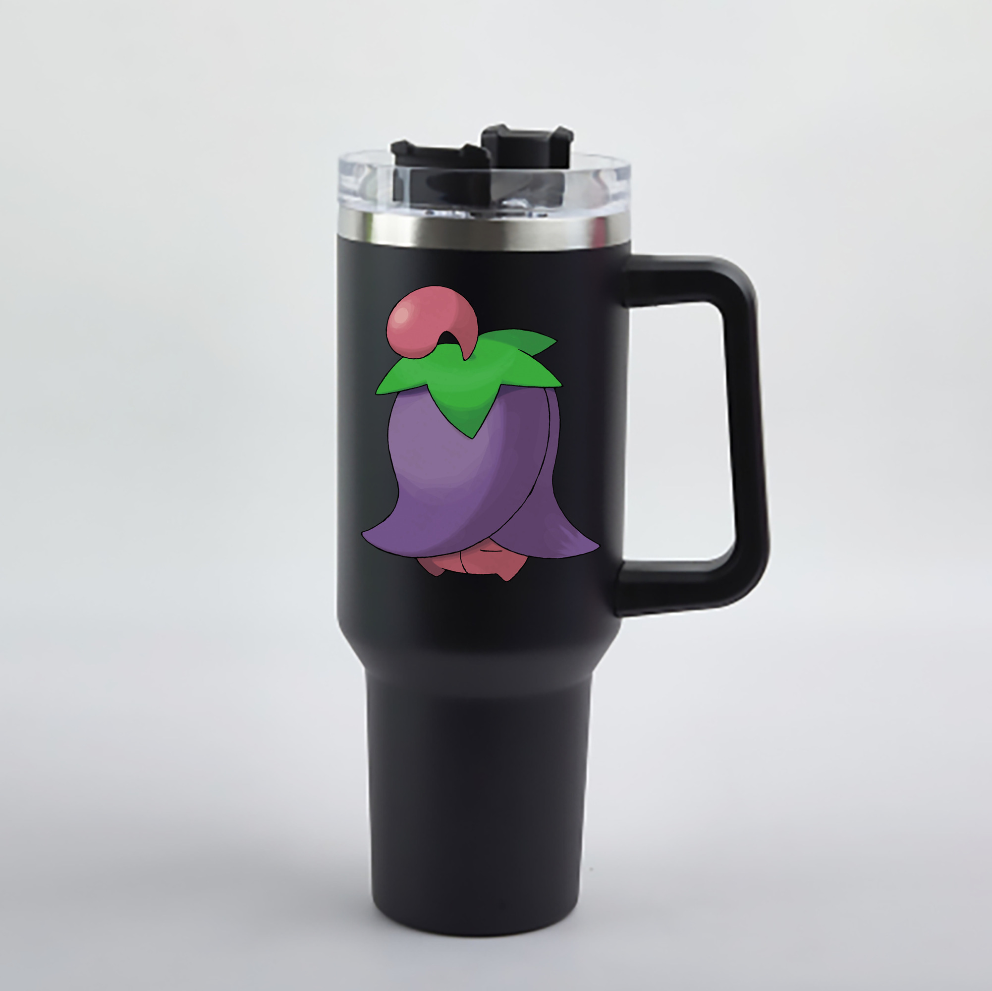 （画像用） ポケットモンスター Pokémon 1200mL車用タンブラー - クリスタルステッカー（プラスチックストロー付き）
