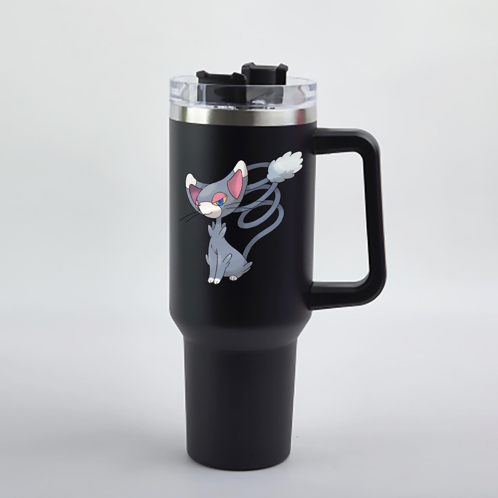 （画像用） ポケットモンスター Pokémon 1200mL車用タンブラー - クリスタルステッカー（プラスチックストロー付き）