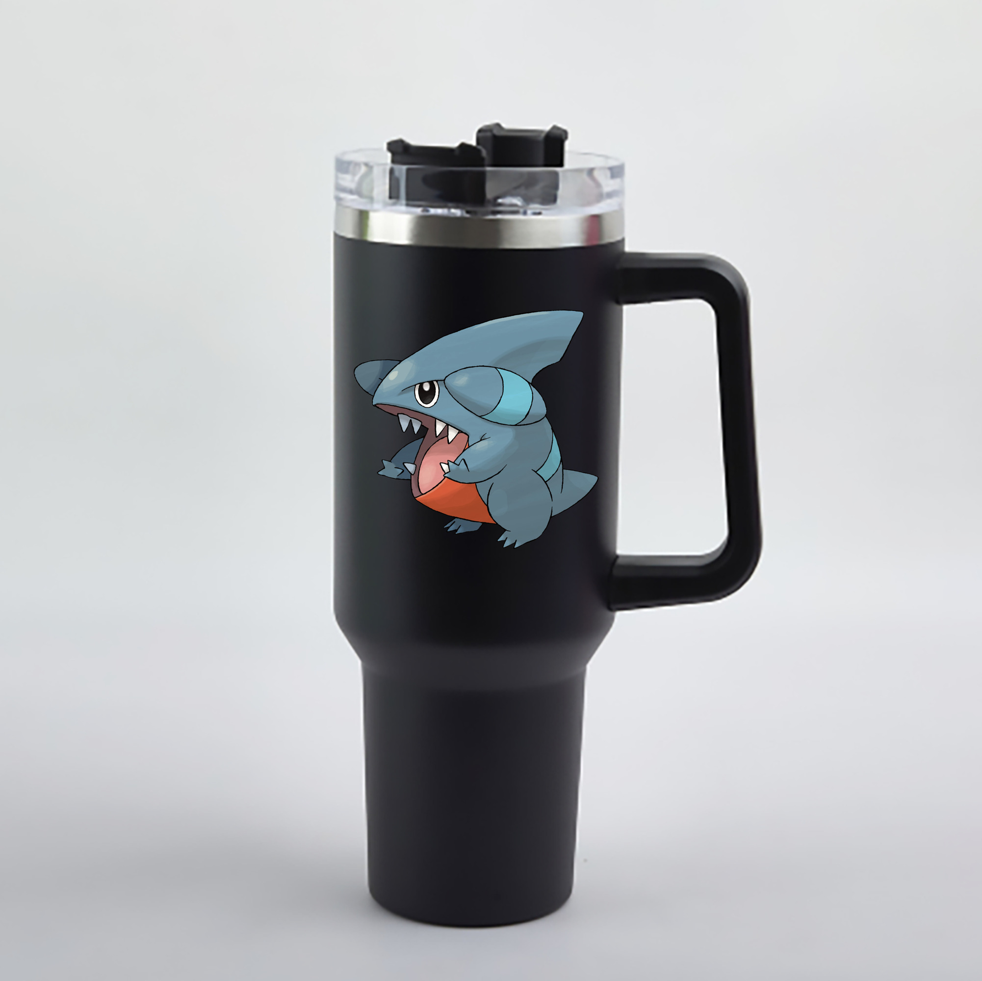 （画像用） ポケットモンスター Pokémon 1200mL車用タンブラー - クリスタルステッカー（プラスチックストロー付き）