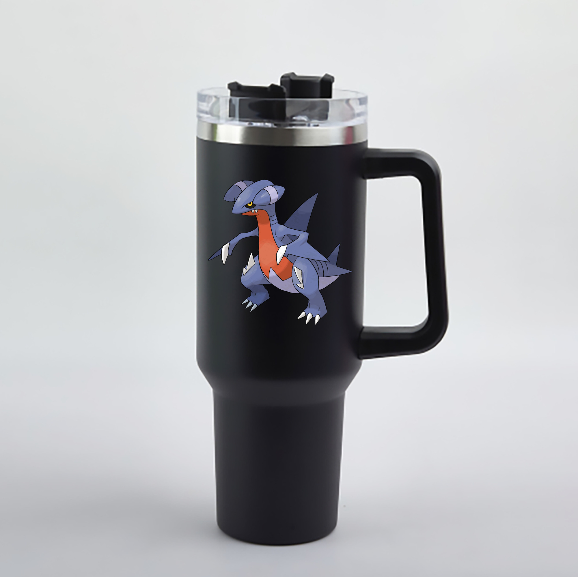 （画像用） ポケットモンスター Pokémon 1200mL車用タンブラー - クリスタルステッカー（プラスチックストロー付き）