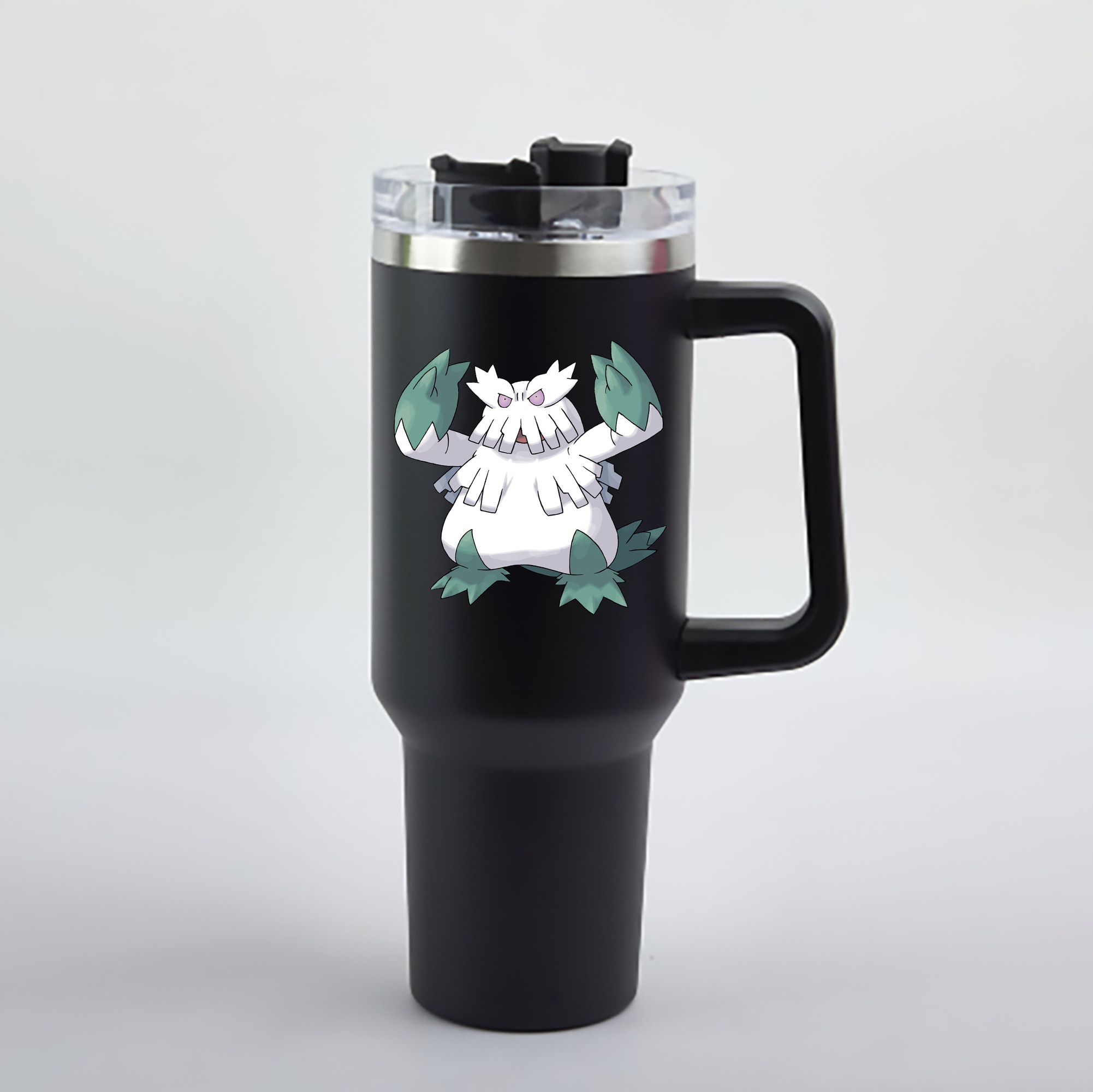 （画像用） ポケットモンスター Pokémon 1200mL車用タンブラー - クリスタルステッカー（プラスチックストロー付き）