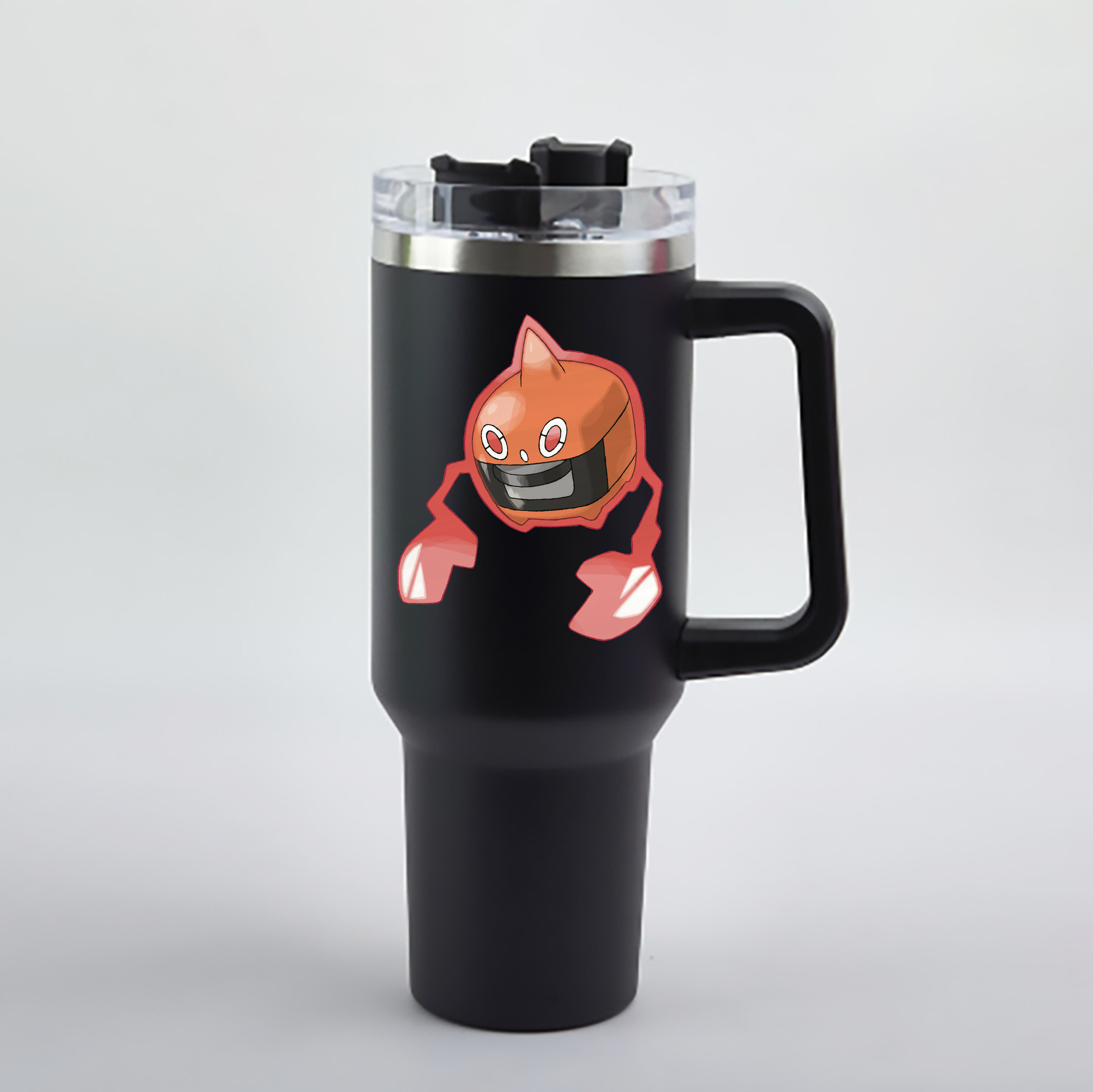 （画像用） ポケットモンスター Pokémon 1200mL車用タンブラー - クリスタルステッカー（プラスチックストロー付き）