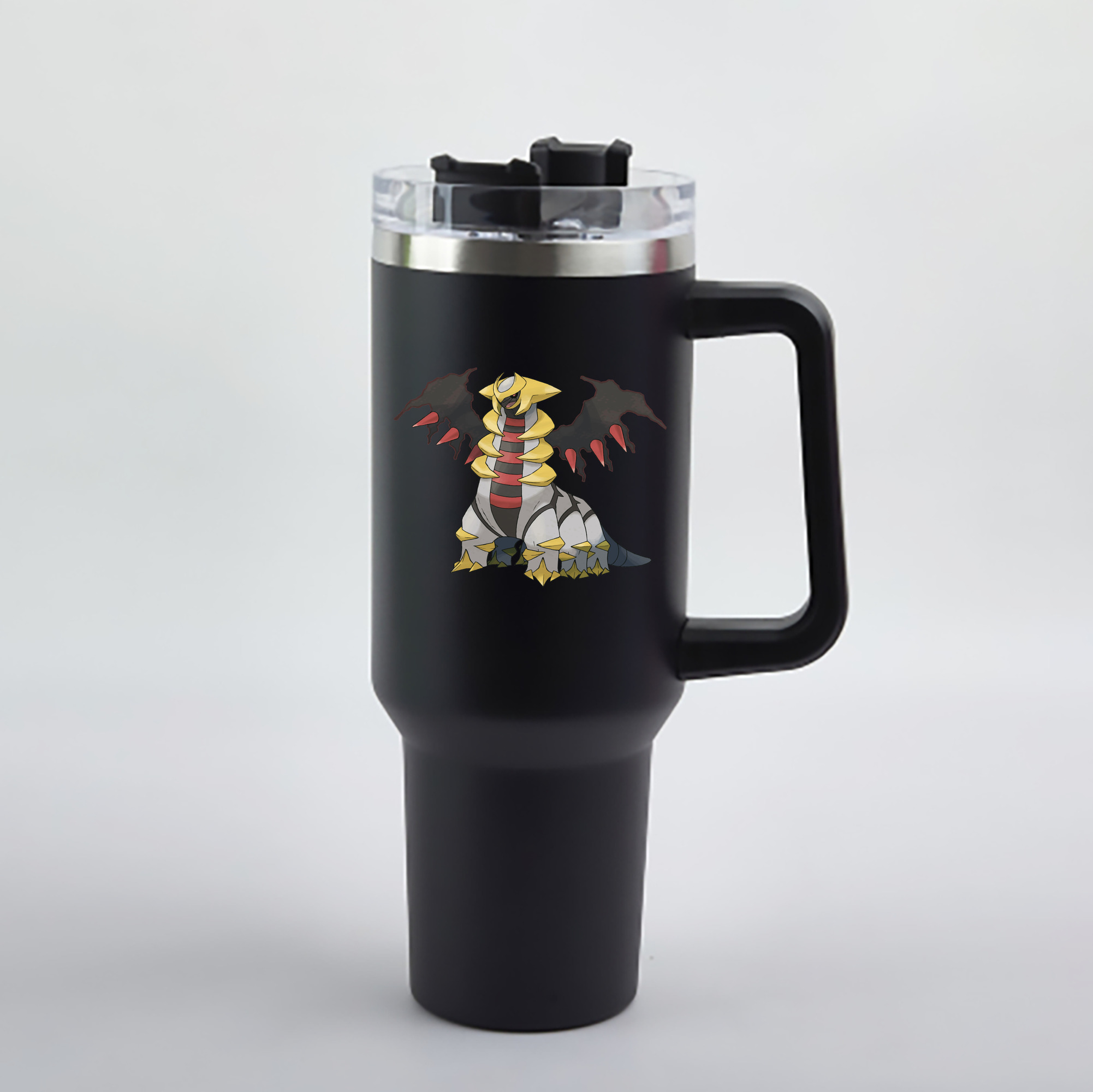 （画像用） ポケットモンスター Pokémon 1200mL車用タンブラー - クリスタルステッカー（プラスチックストロー付き）
