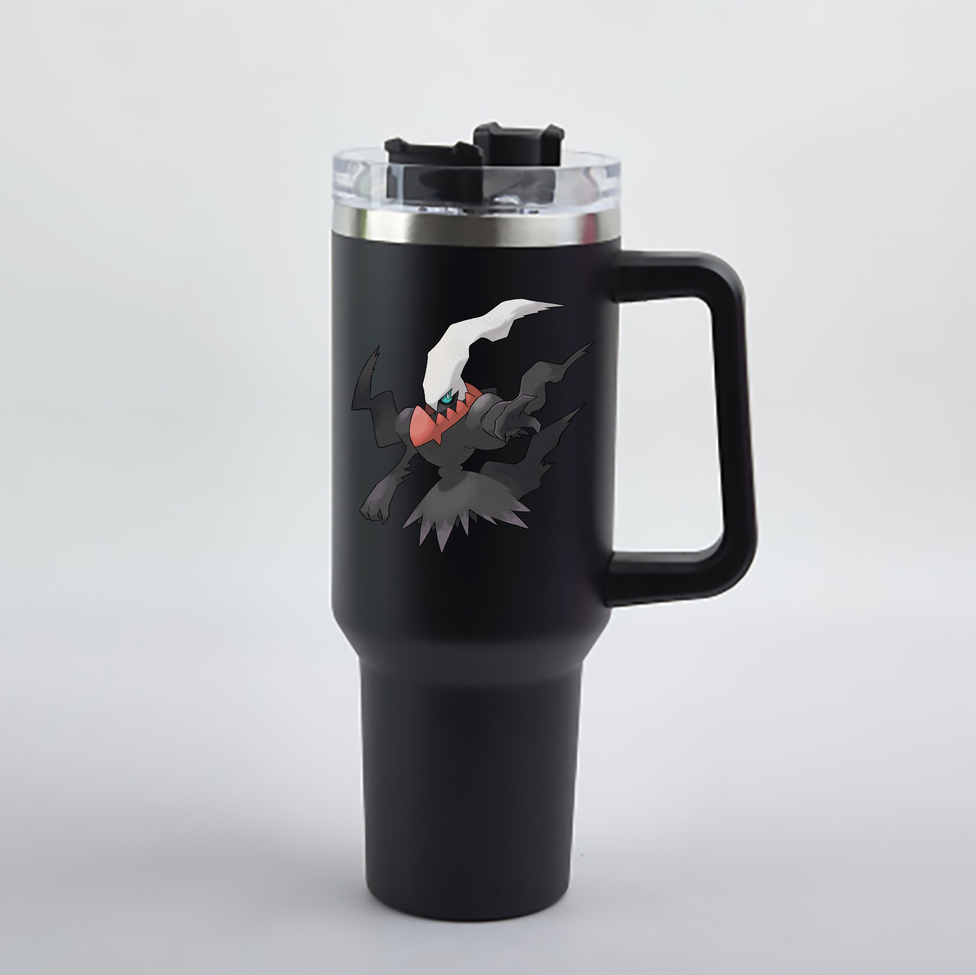 （画像用） ポケットモンスター Pokémon 1200mL車用タンブラー - クリスタルステッカー（プラスチックストロー付き）