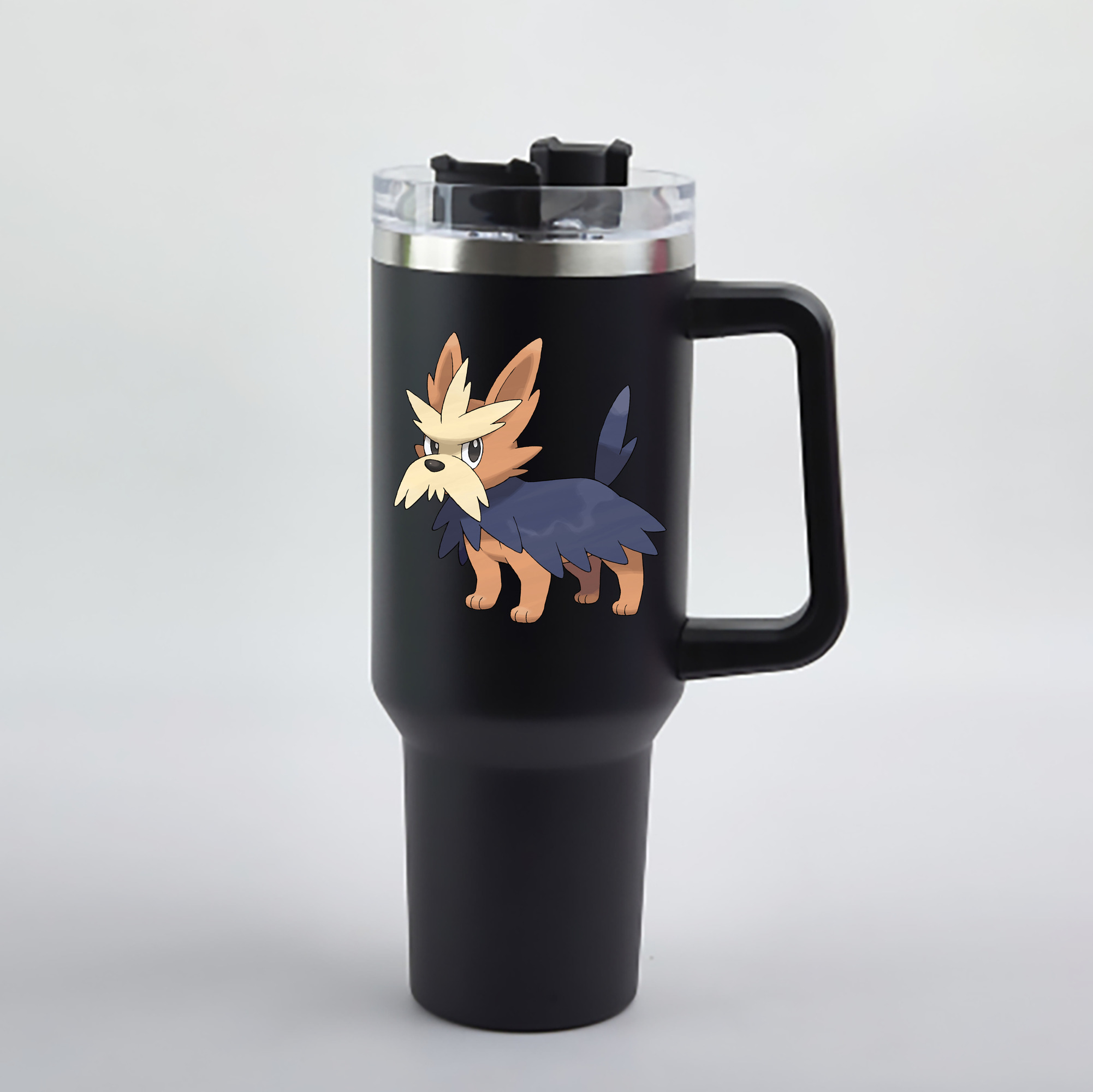 （画像用） ポケットモンスター Pokémon 1200mL車用タンブラー - クリスタルステッカー（プラスチックストロー付き）