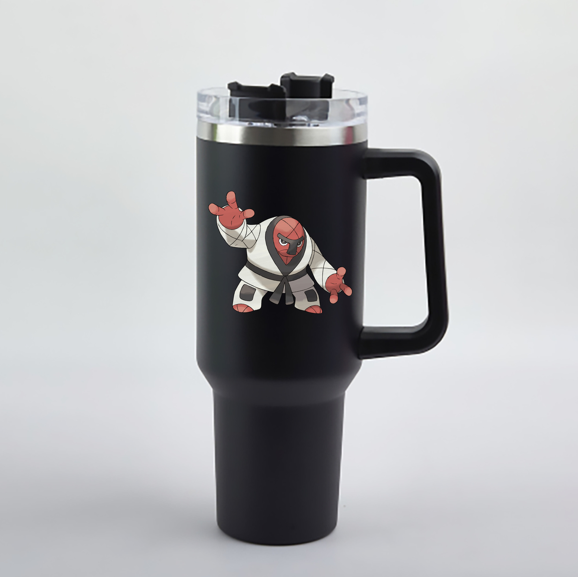 （画像用） ポケットモンスター Pokémon 1200mL車用タンブラー - クリスタルステッカー（プラスチックストロー付き）