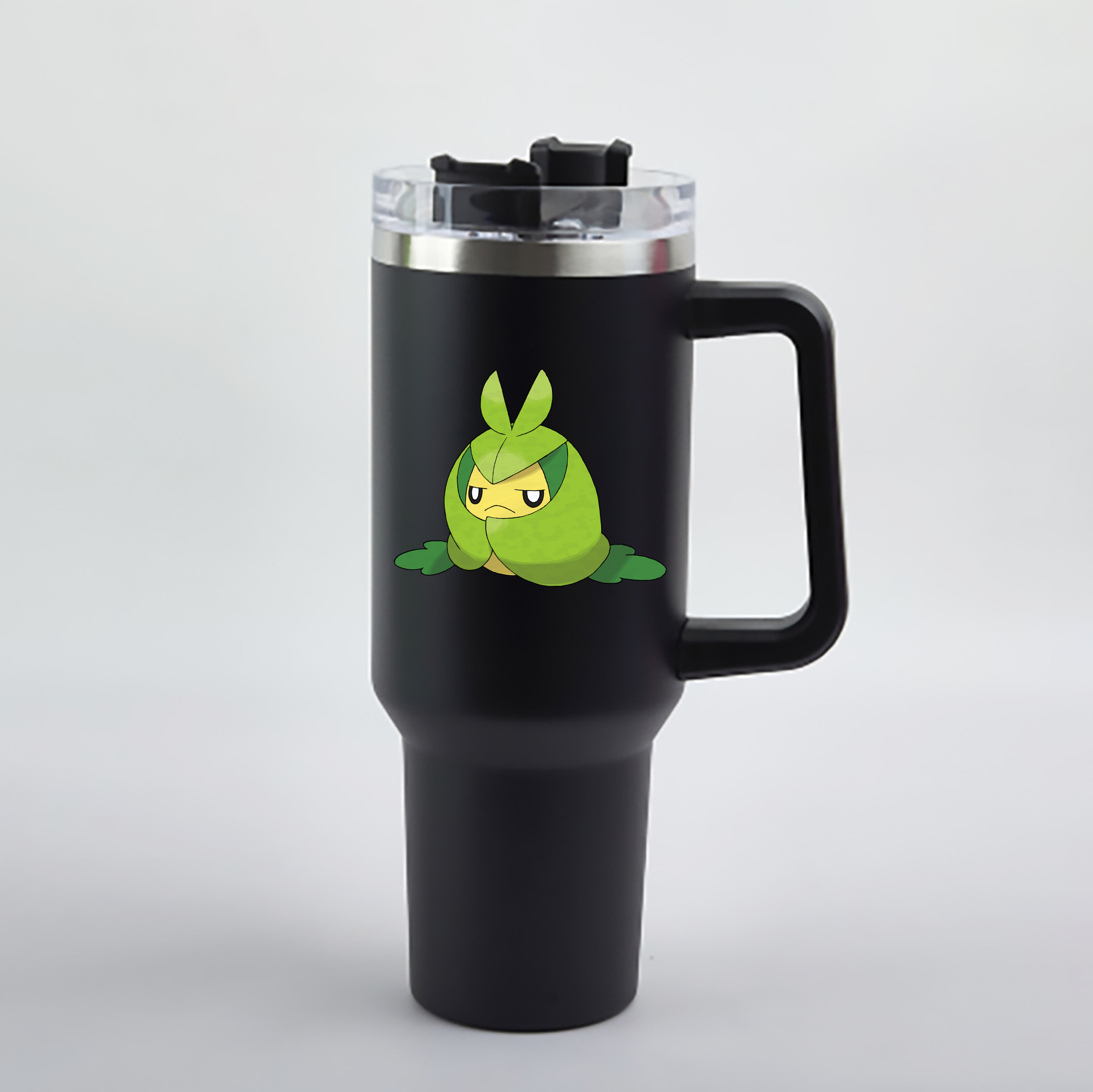 （画像用） ポケットモンスター Pokémon 1200mL車用タンブラー - クリスタルステッカー（プラスチックストロー付き）