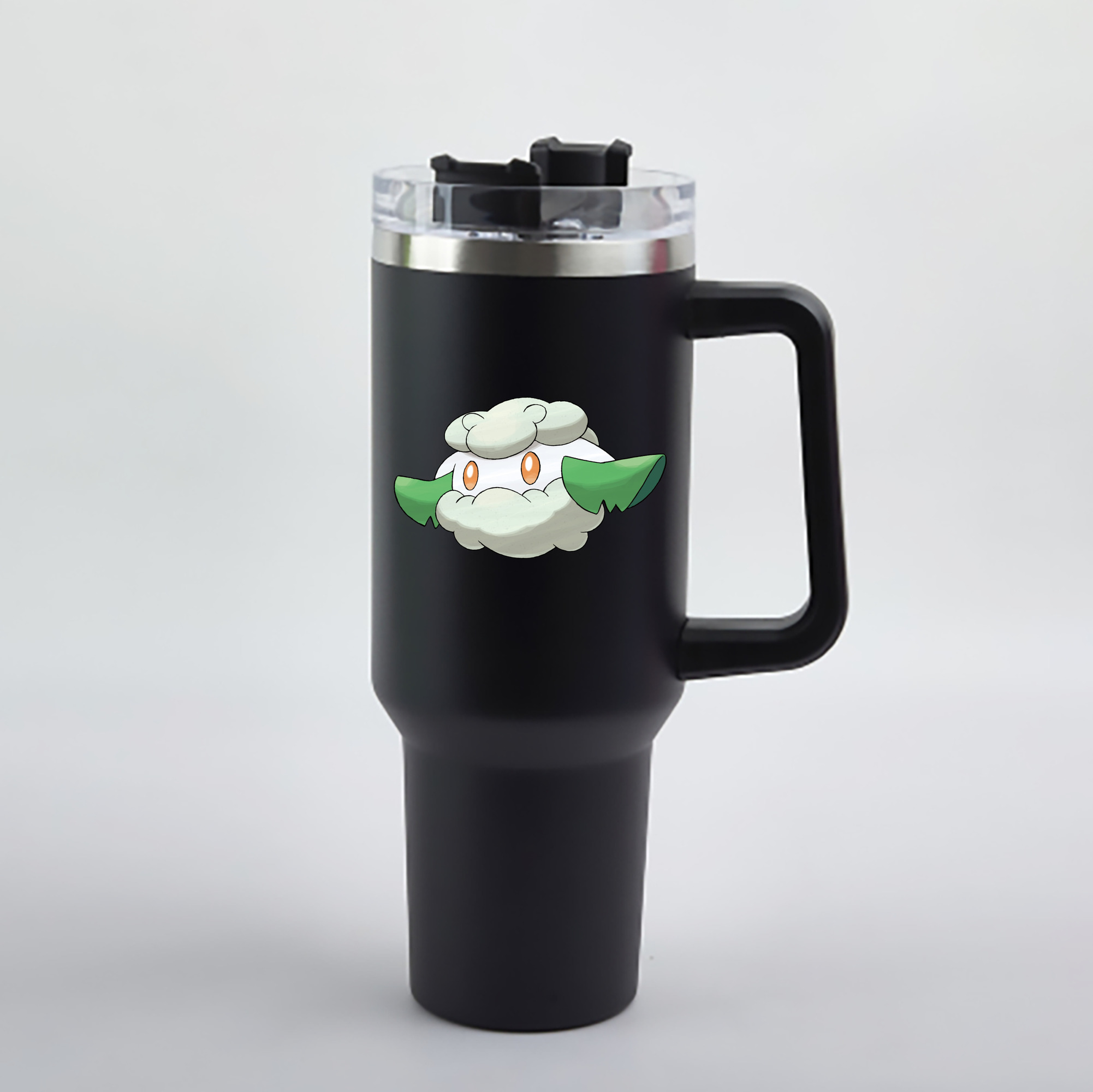 （画像用） ポケットモンスター Pokémon 1200mL車用タンブラー - クリスタルステッカー（プラスチックストロー付き）