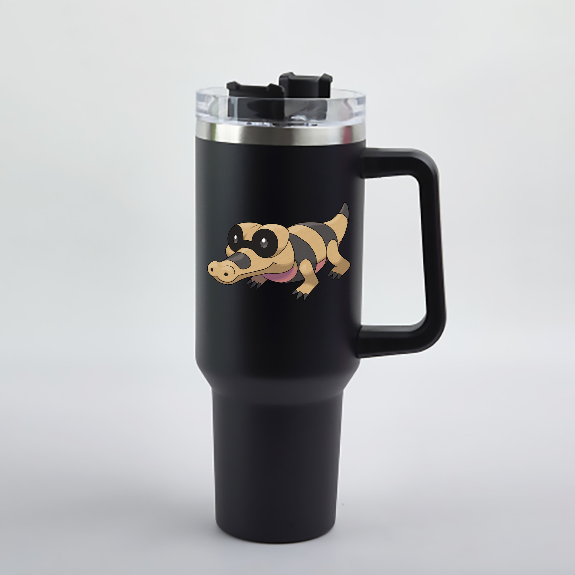 （画像用） ポケットモンスター Pokémon 1200mL車用タンブラー - クリスタルステッカー（プラスチックストロー付き）
