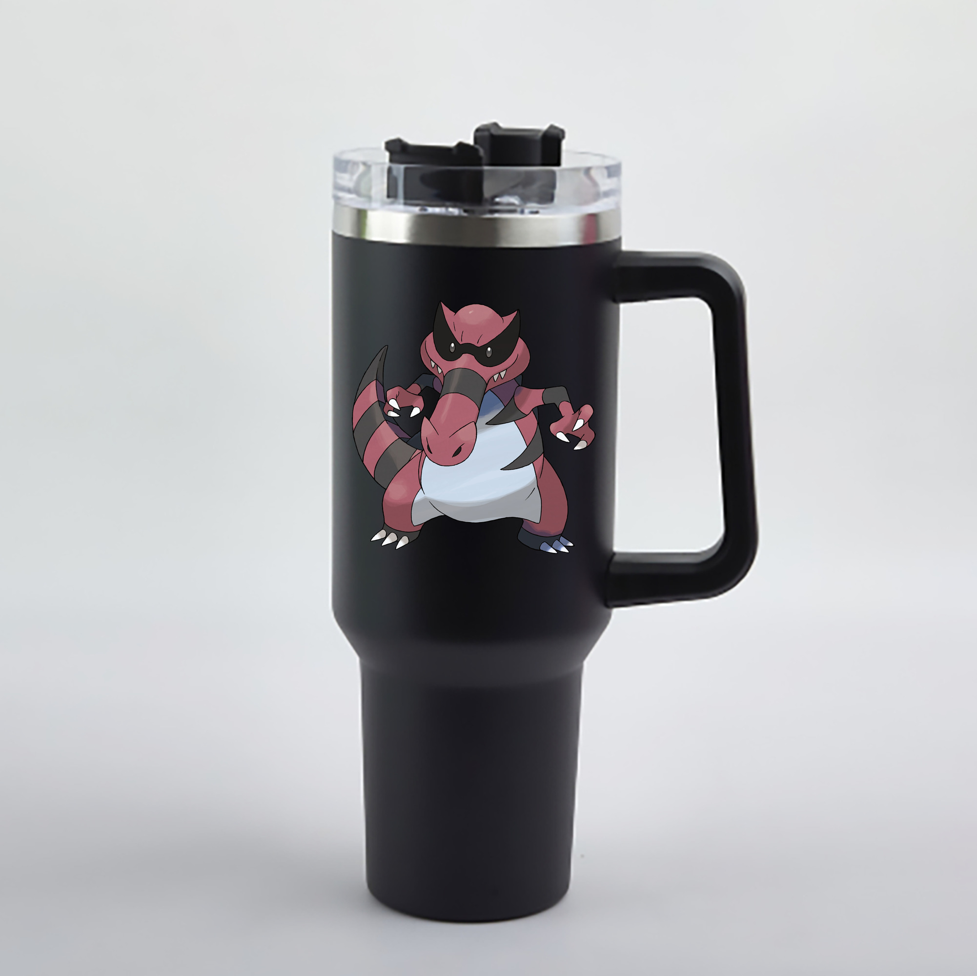 （画像用） ポケットモンスター Pokémon 1200mL車用タンブラー - クリスタルステッカー（プラスチックストロー付き）