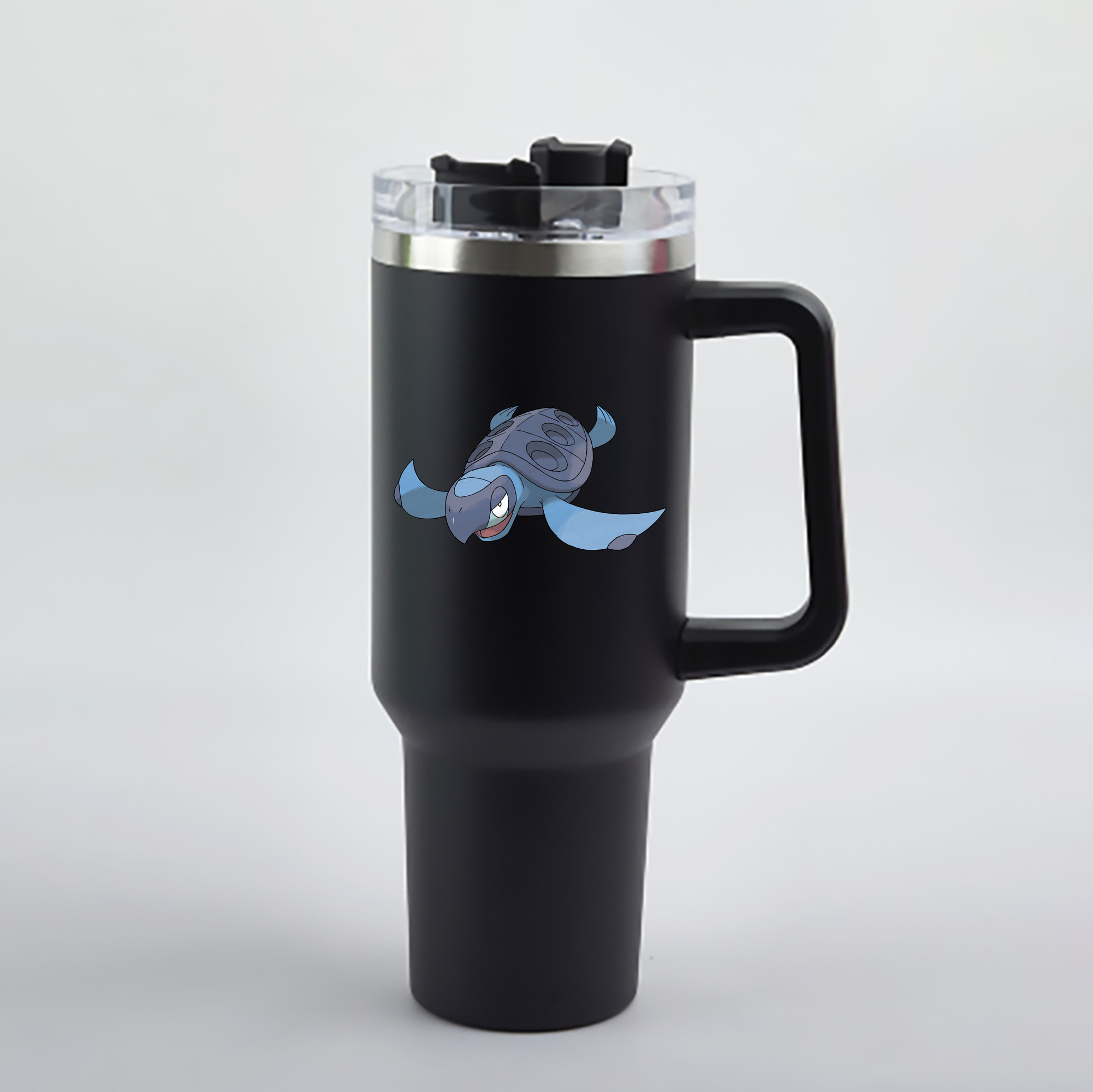 （画像用） ポケットモンスター Pokémon 1200mL車用タンブラー - クリスタルステッカー（プラスチックストロー付き）