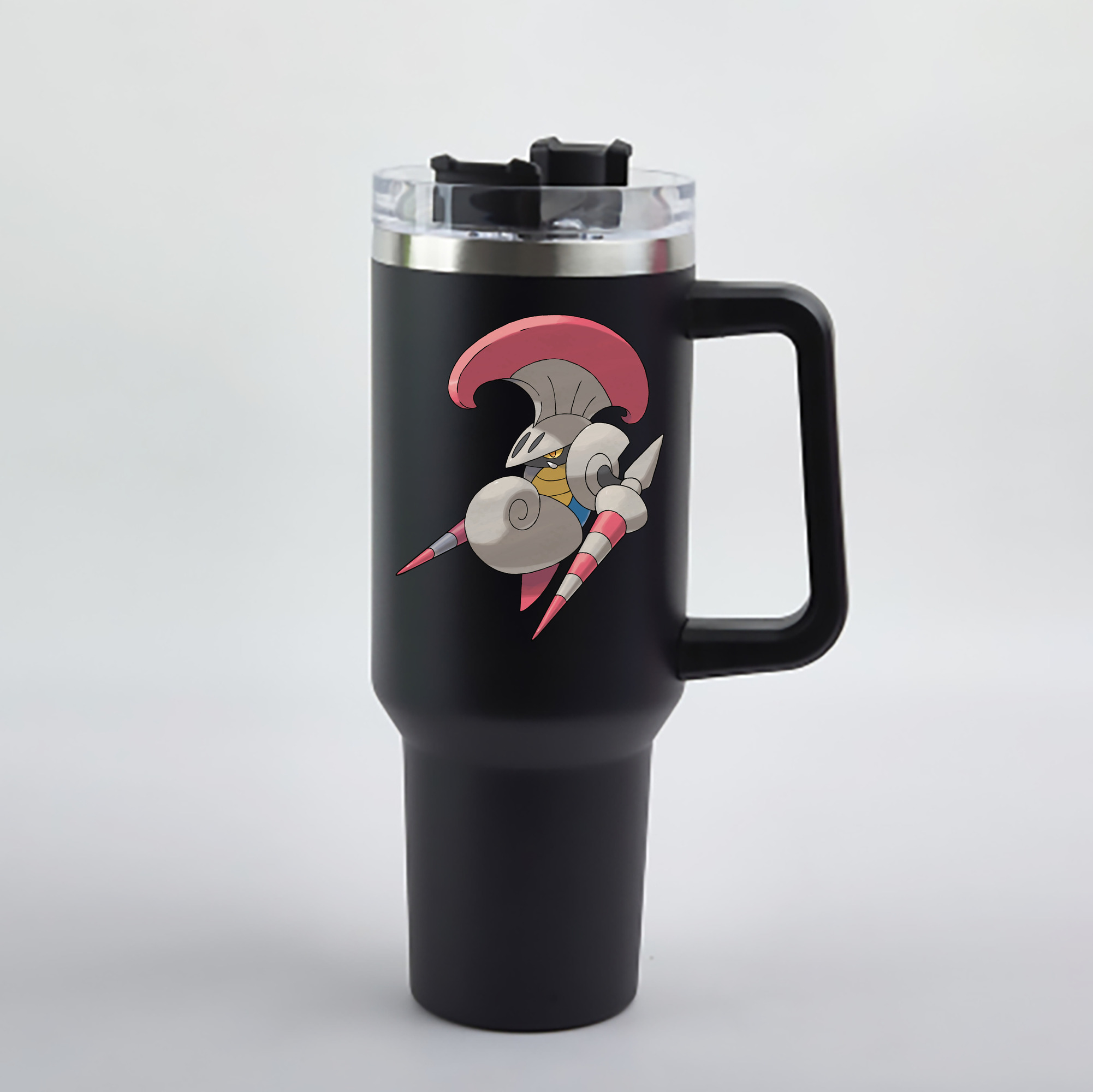 （画像用） ポケットモンスター Pokémon 1200mL車用タンブラー - クリスタルステッカー（プラスチックストロー付き）