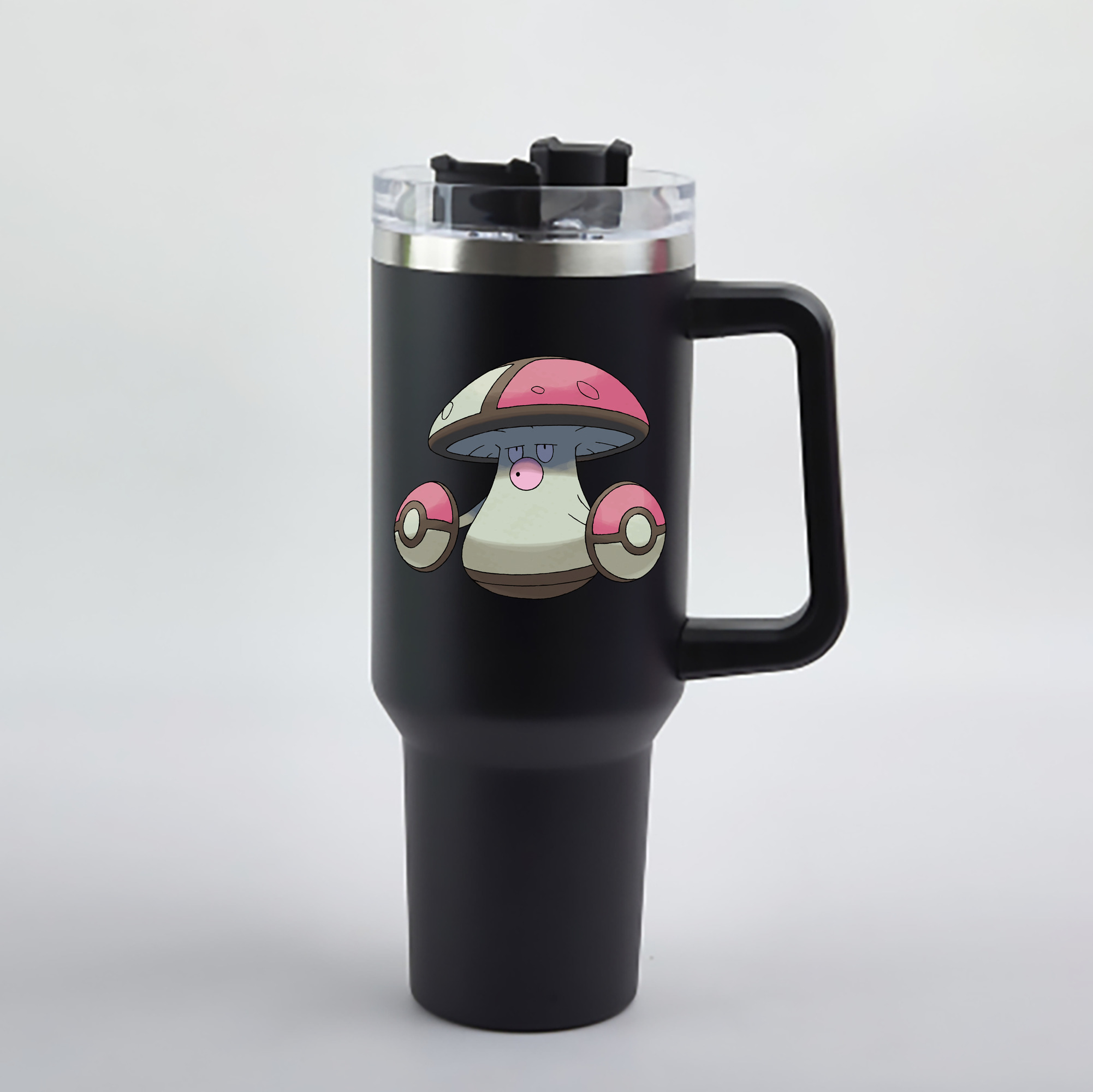 （画像用） ポケットモンスター Pokémon 1200mL車用タンブラー - クリスタルステッカー（プラスチックストロー付き）