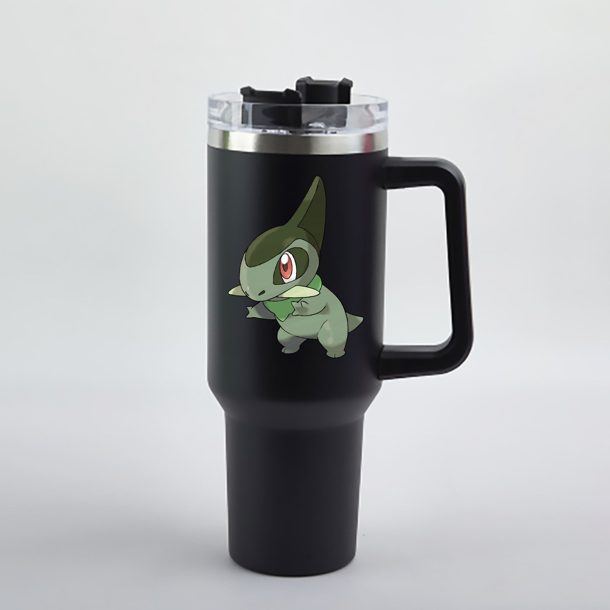 （画像用） ポケットモンスター Pokémon 1200mL車用タンブラー - クリスタルステッカー（プラスチックストロー付き）