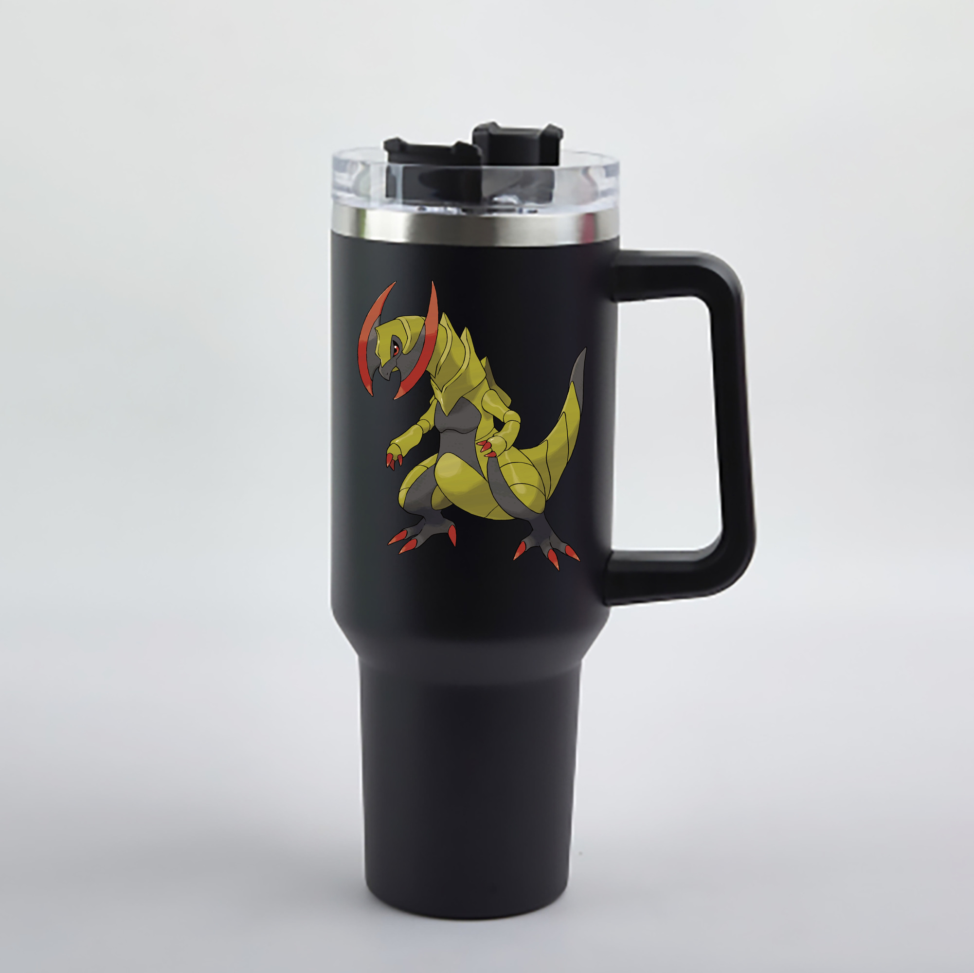 （画像用） ポケットモンスター Pokémon 1200mL車用タンブラー - クリスタルステッカー（プラスチックストロー付き）