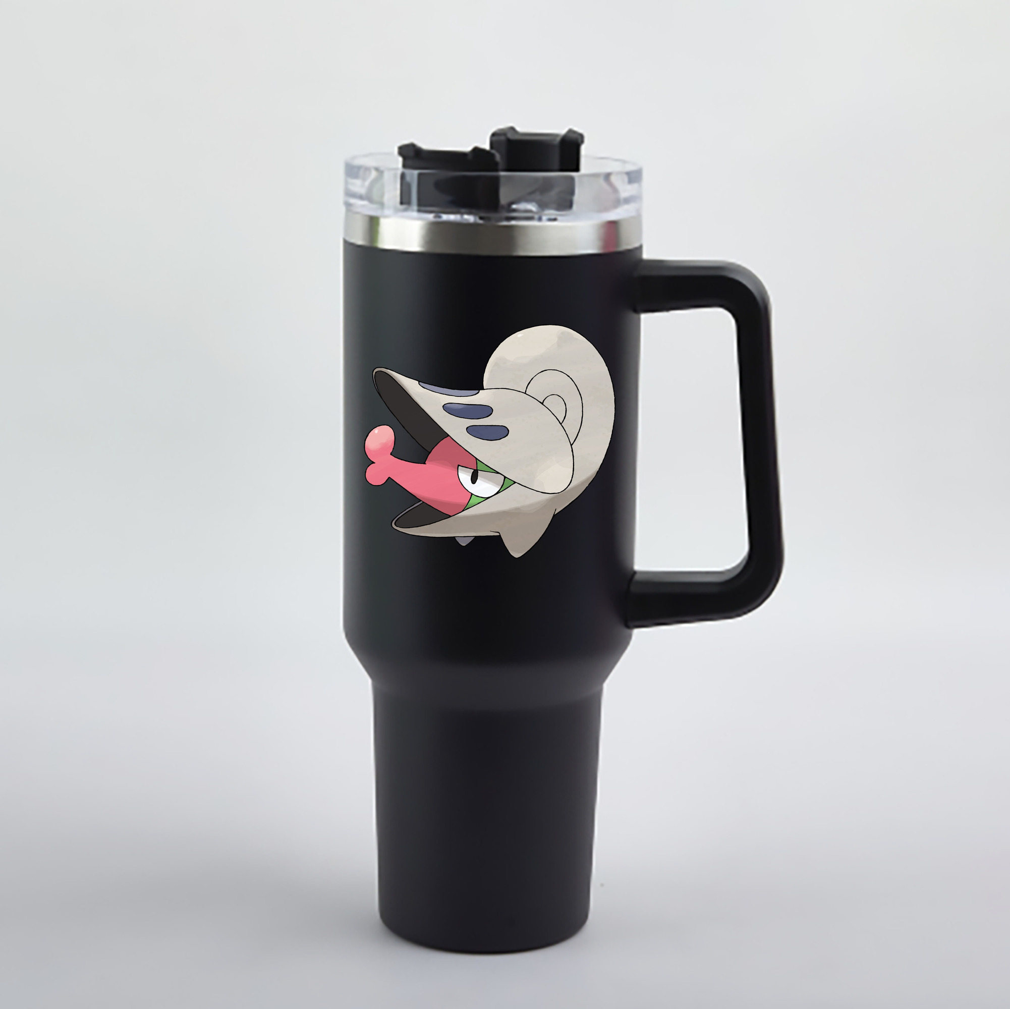 （画像用） ポケットモンスター Pokémon 1200mL車用タンブラー - クリスタルステッカー（プラスチックストロー付き）