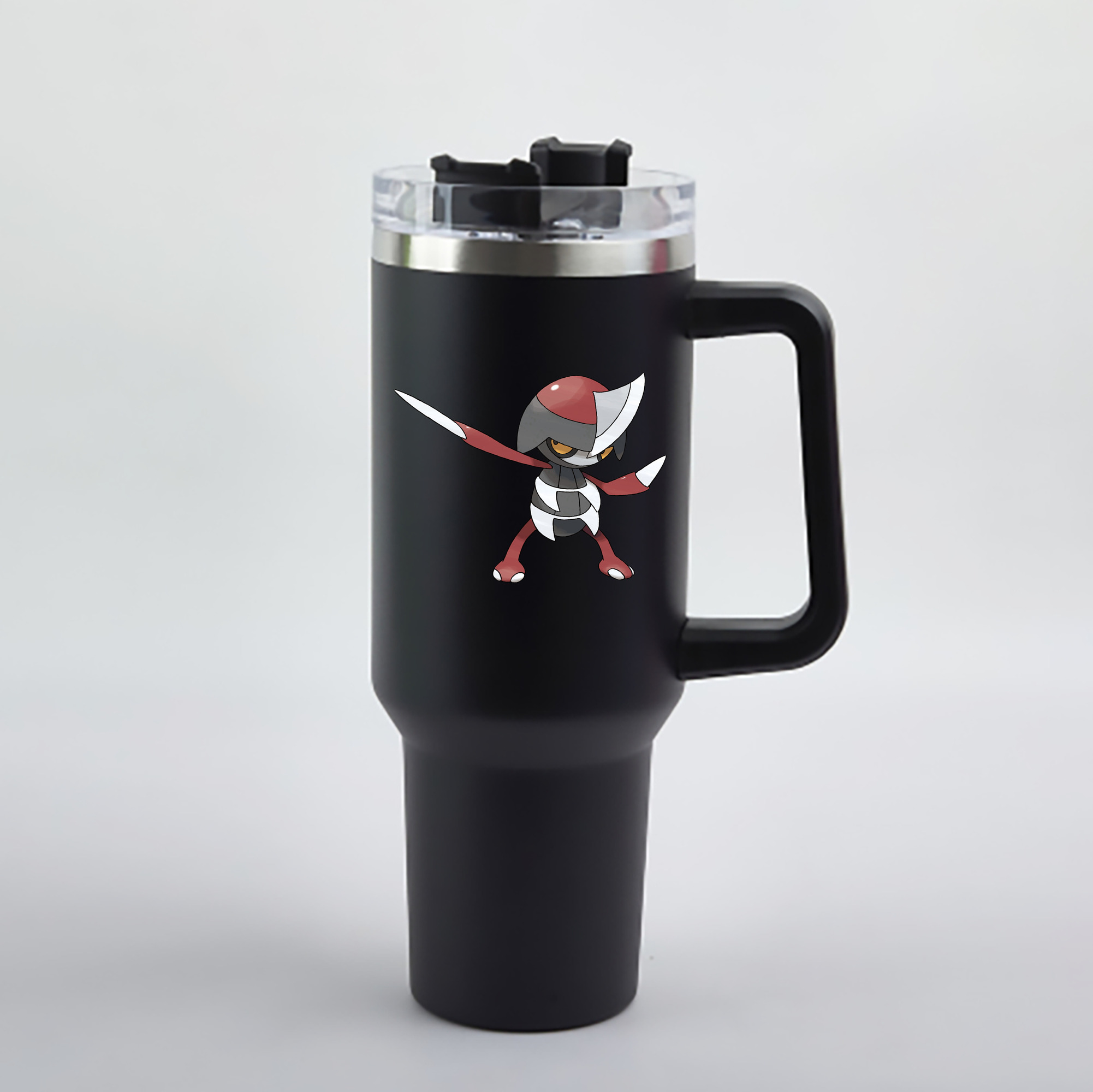 （画像用） ポケットモンスター Pokémon 1200mL車用タンブラー - クリスタルステッカー（プラスチックストロー付き）