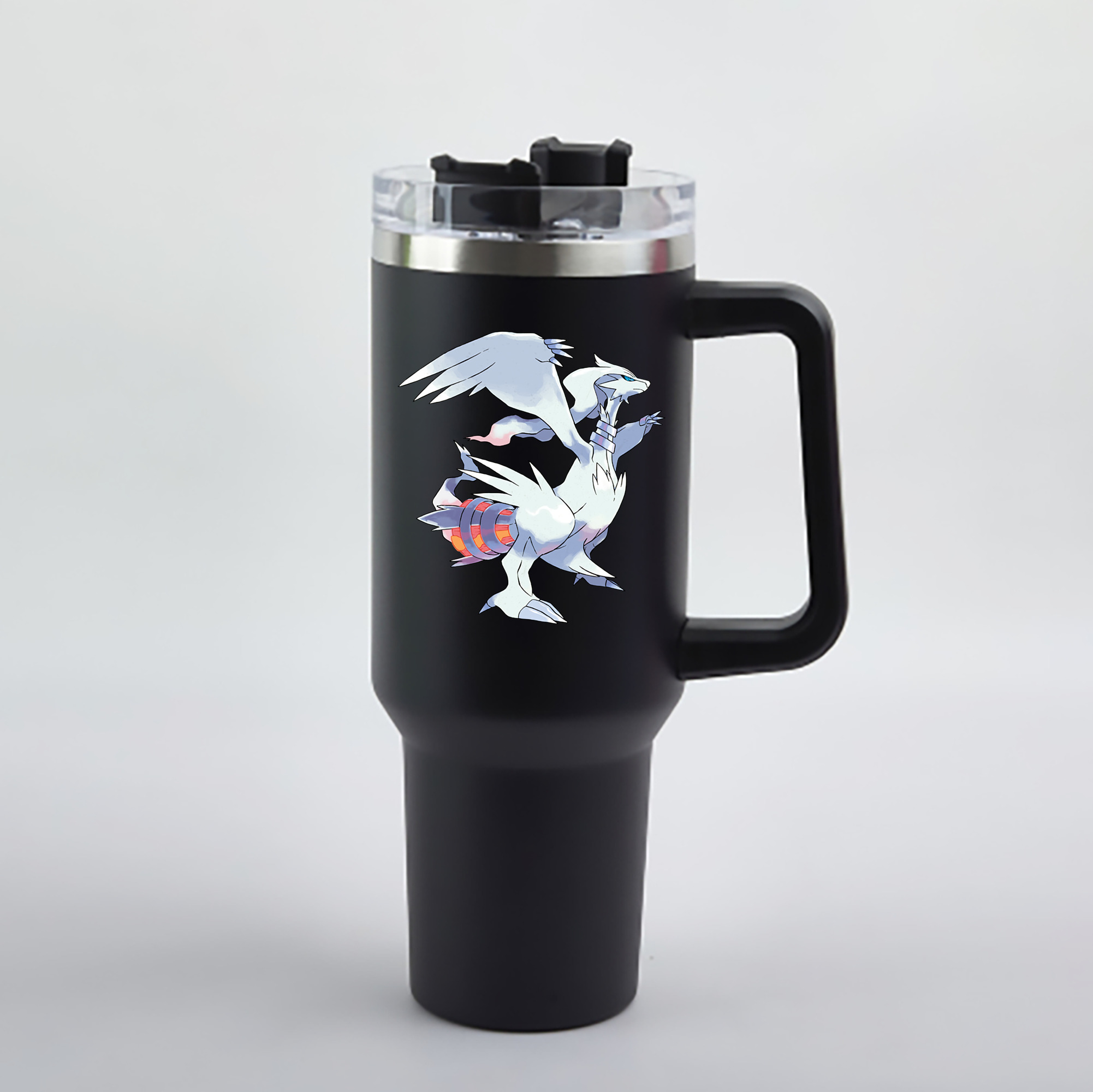 （画像用） ポケットモンスター Pokémon 1200mL車用タンブラー - クリスタルステッカー（プラスチックストロー付き）
