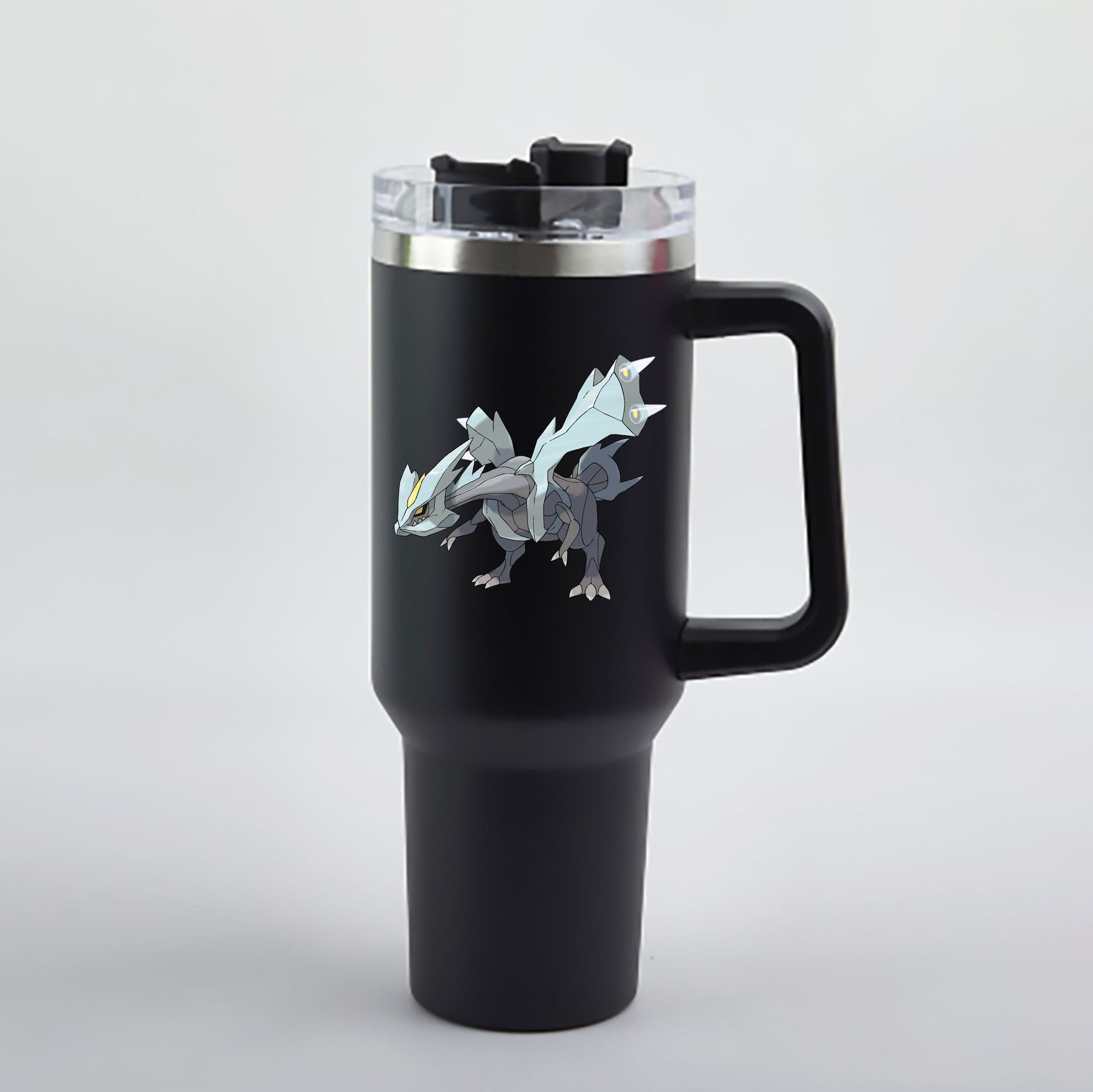 （画像用） ポケットモンスター Pokémon 1200mL車用タンブラー - クリスタルステッカー（プラスチックストロー付き）