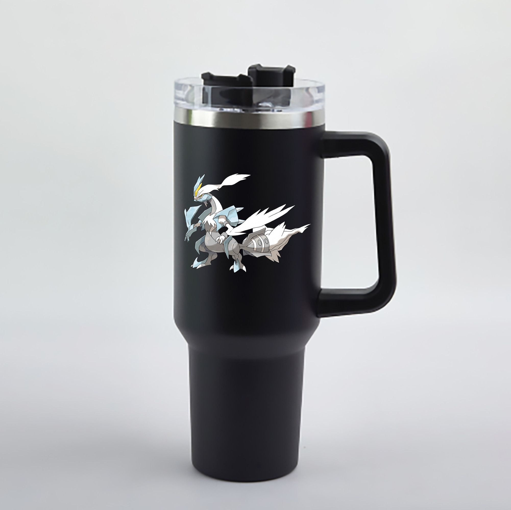 （画像用） ポケットモンスター Pokémon 1200mL車用タンブラー - クリスタルステッカー（プラスチックストロー付き）