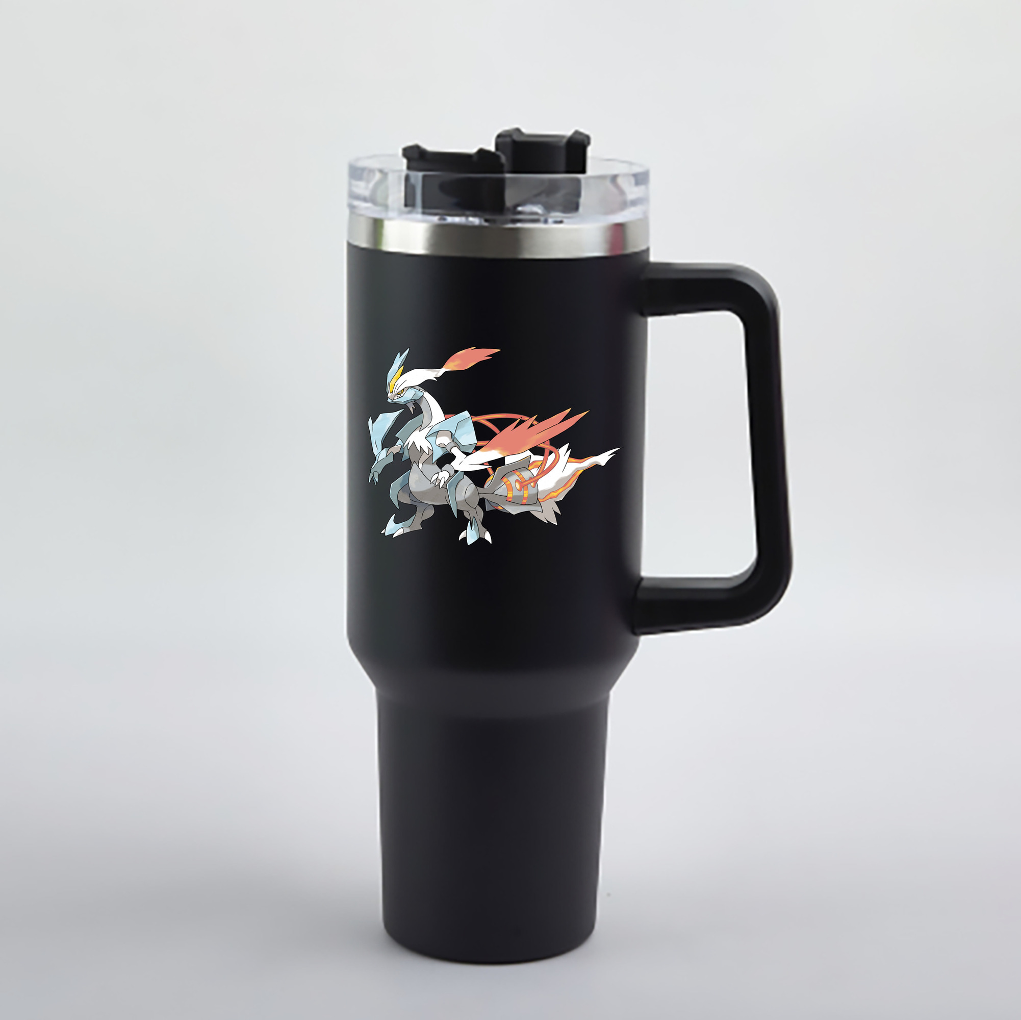（画像用） ポケットモンスター Pokémon 1200mL車用タンブラー - クリスタルステッカー（プラスチックストロー付き）