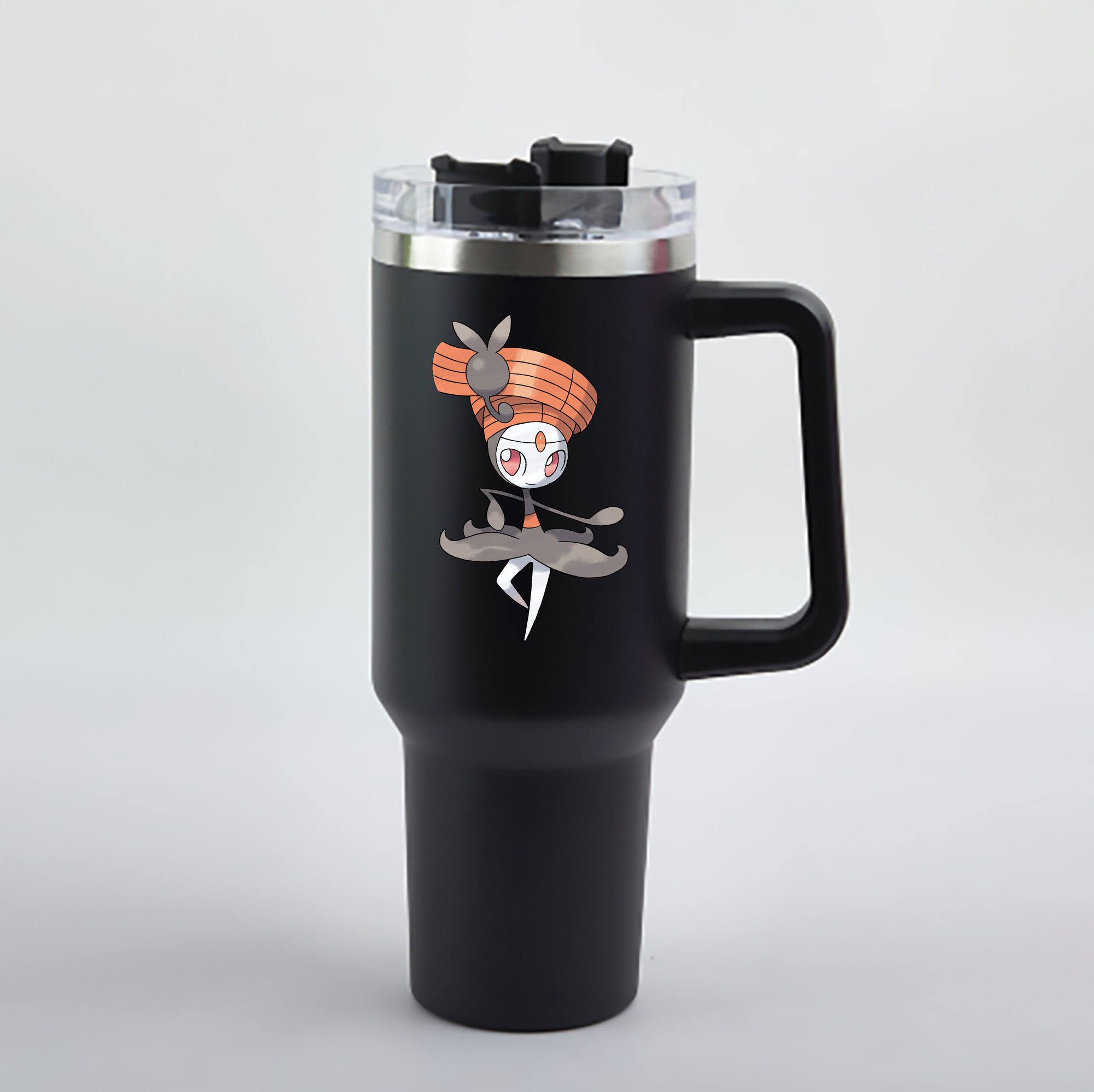 （画像用） ポケットモンスター Pokémon 1200mL車用タンブラー - クリスタルステッカー（プラスチックストロー付き）