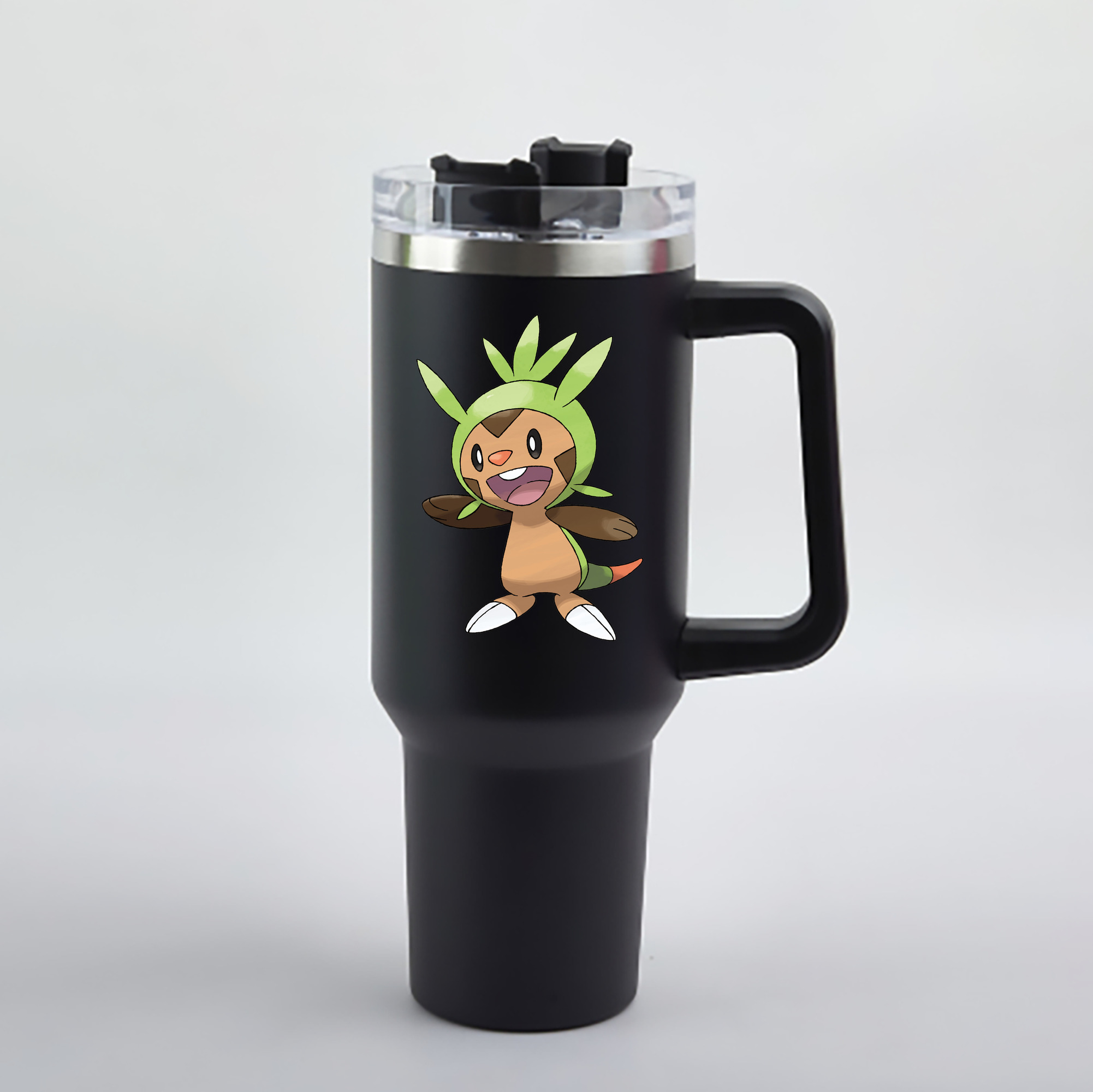 （画像用） ポケットモンスター Pokémon 1200mL車用タンブラー - クリスタルステッカー（プラスチックストロー付き）