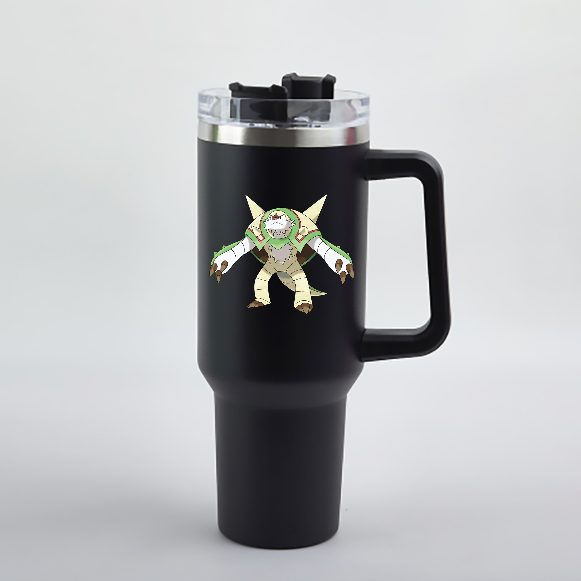 （画像用） ポケットモンスター Pokémon 1200mL車用タンブラー - クリスタルステッカー（プラスチックストロー付き）