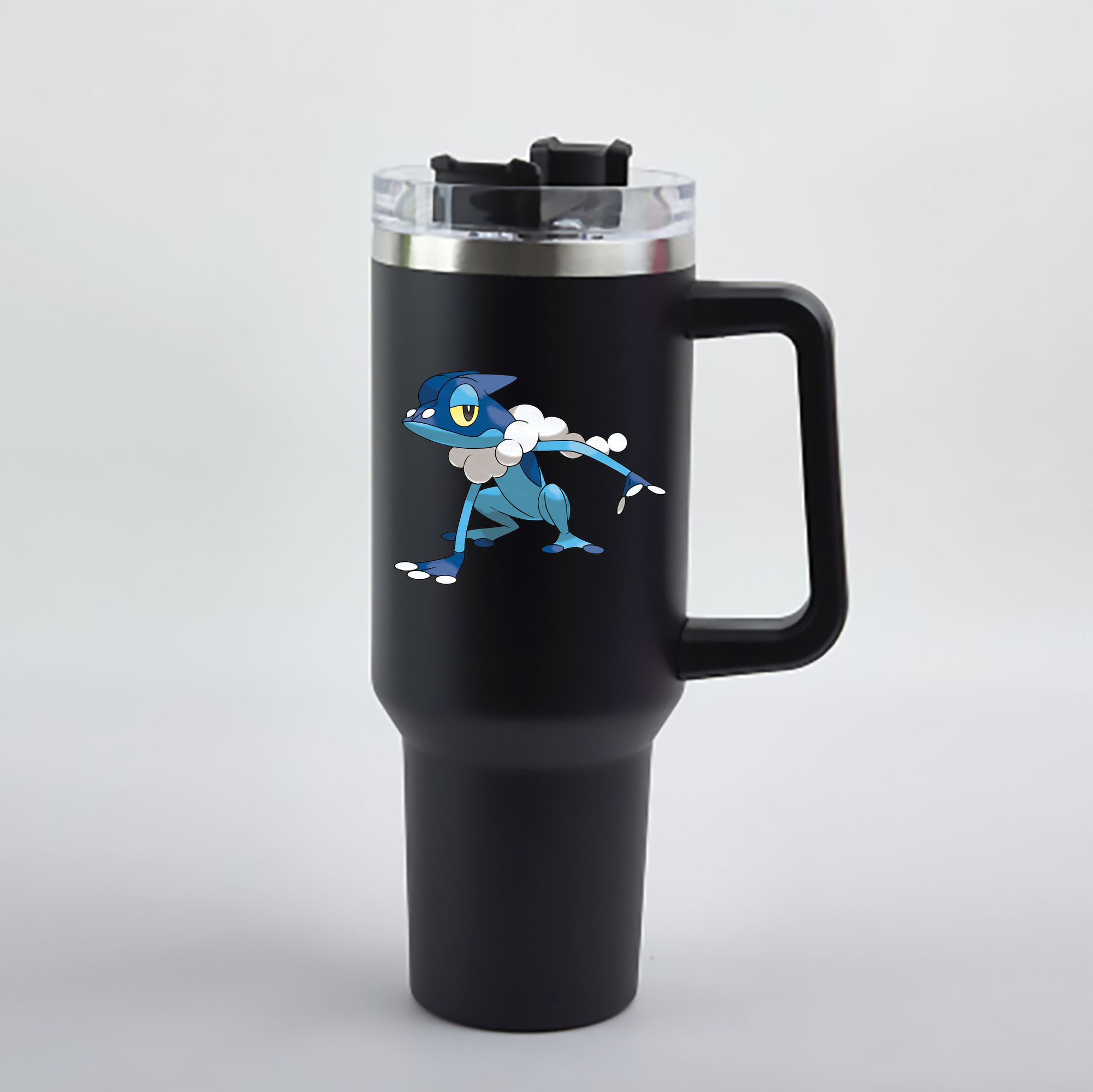 （画像用） ポケットモンスター Pokémon 1200mL車用タンブラー - クリスタルステッカー（プラスチックストロー付き）