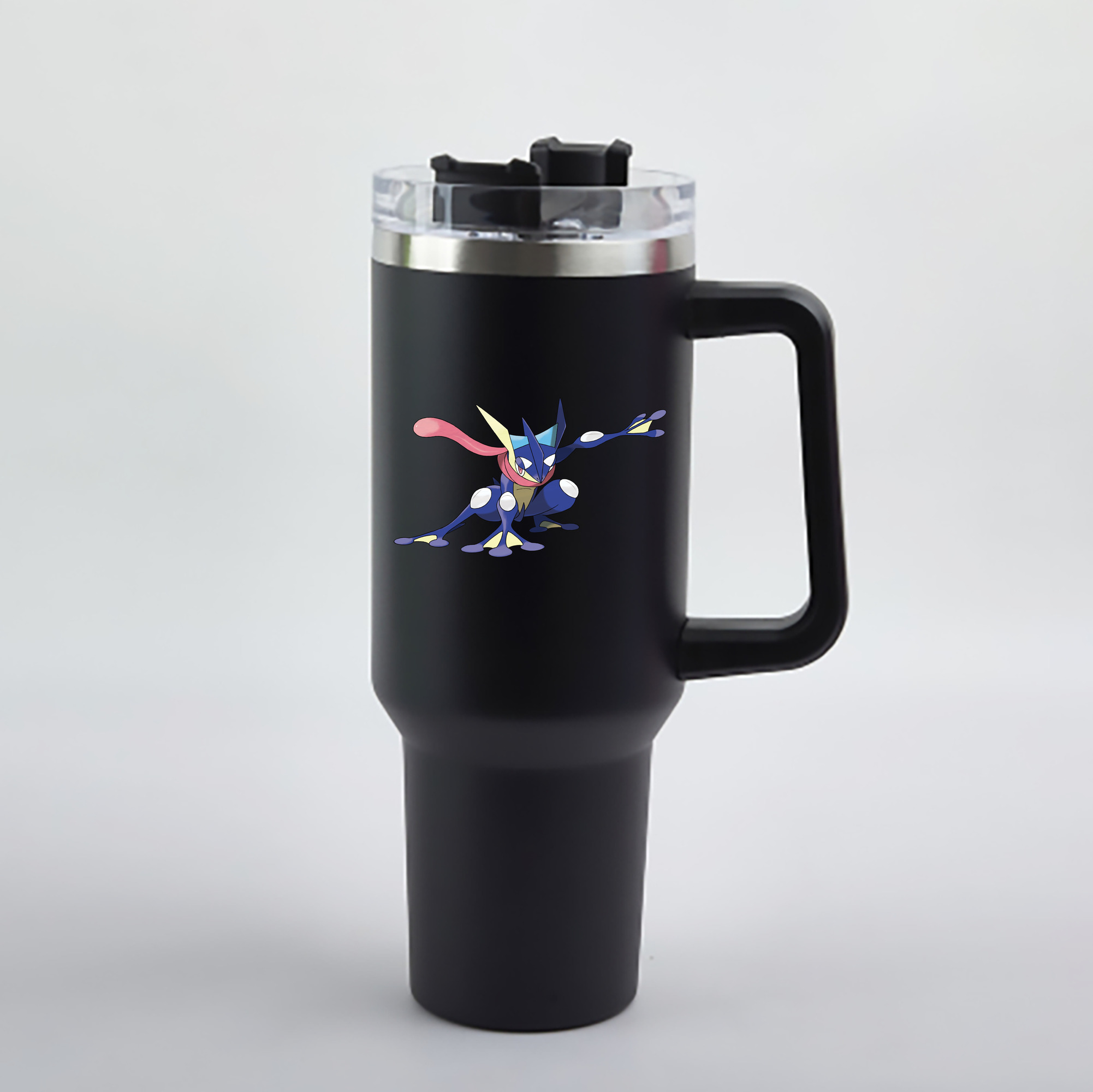 （画像用） ポケットモンスター Pokémon 1200mL車用タンブラー - クリスタルステッカー（プラスチックストロー付き）