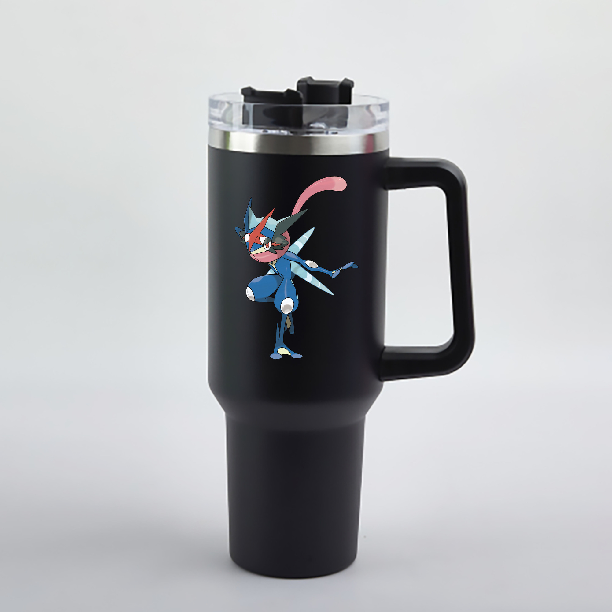 （画像用） ポケットモンスター Pokémon 1200mL車用タンブラー - クリスタルステッカー（プラスチックストロー付き）