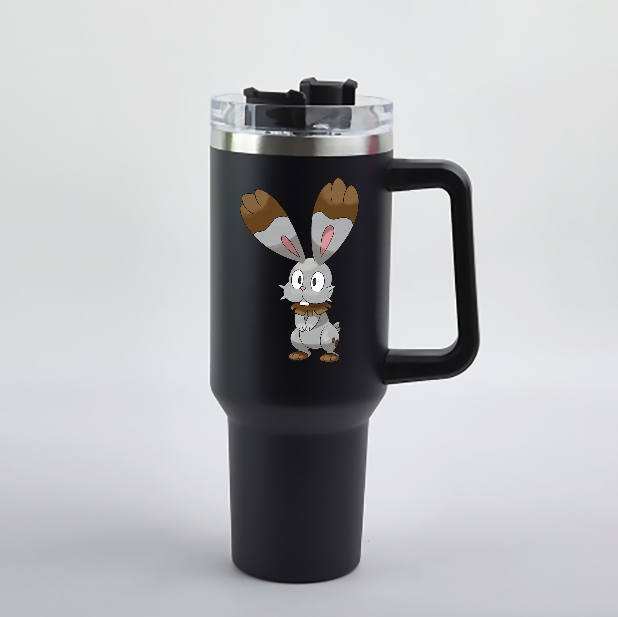 （画像用） ポケットモンスター Pokémon 1200mL車用タンブラー - クリスタルステッカー（プラスチックストロー付き）