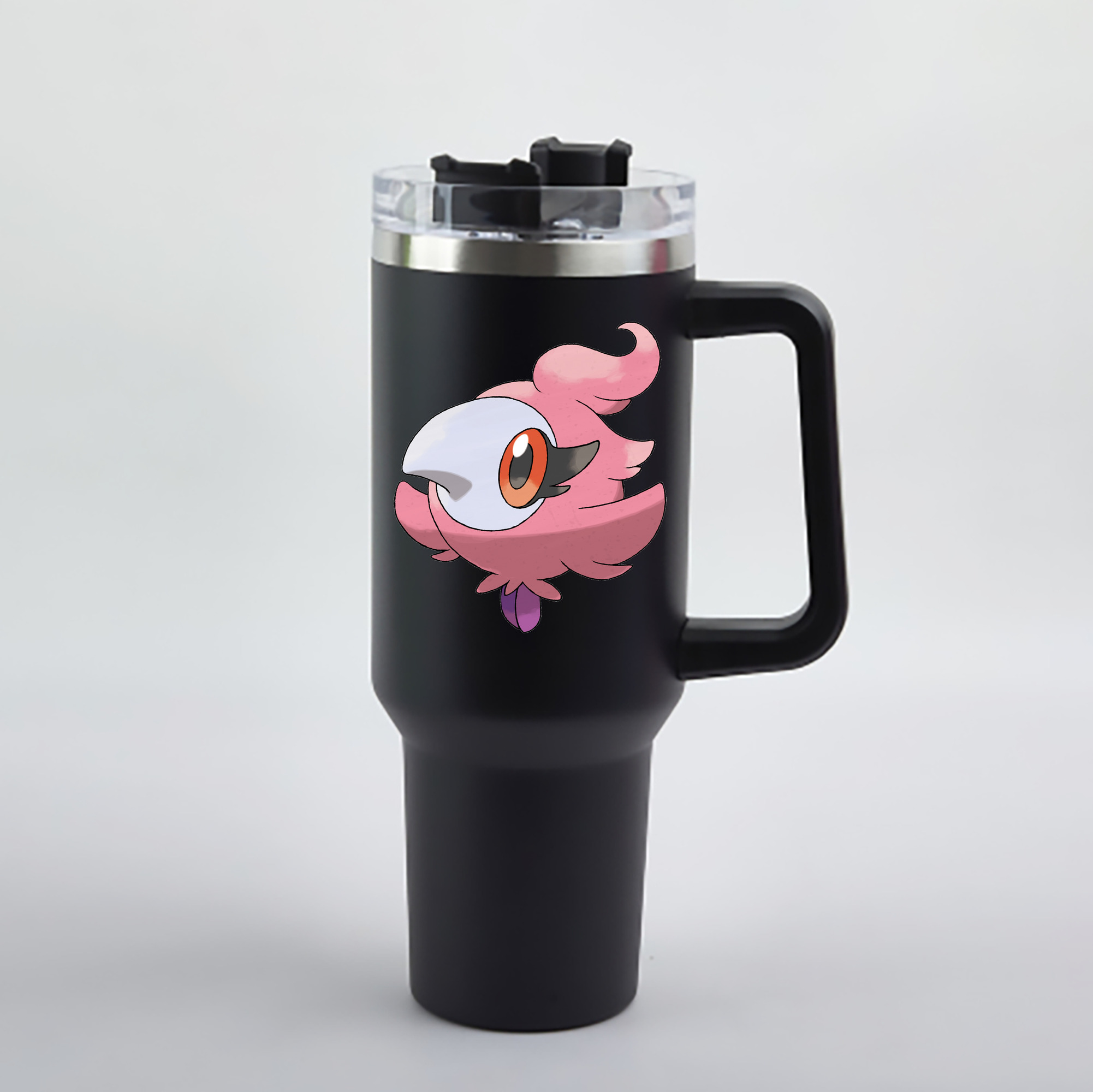 （画像用） ポケットモンスター Pokémon 1200mL車用タンブラー - クリスタルステッカー（プラスチックストロー付き）