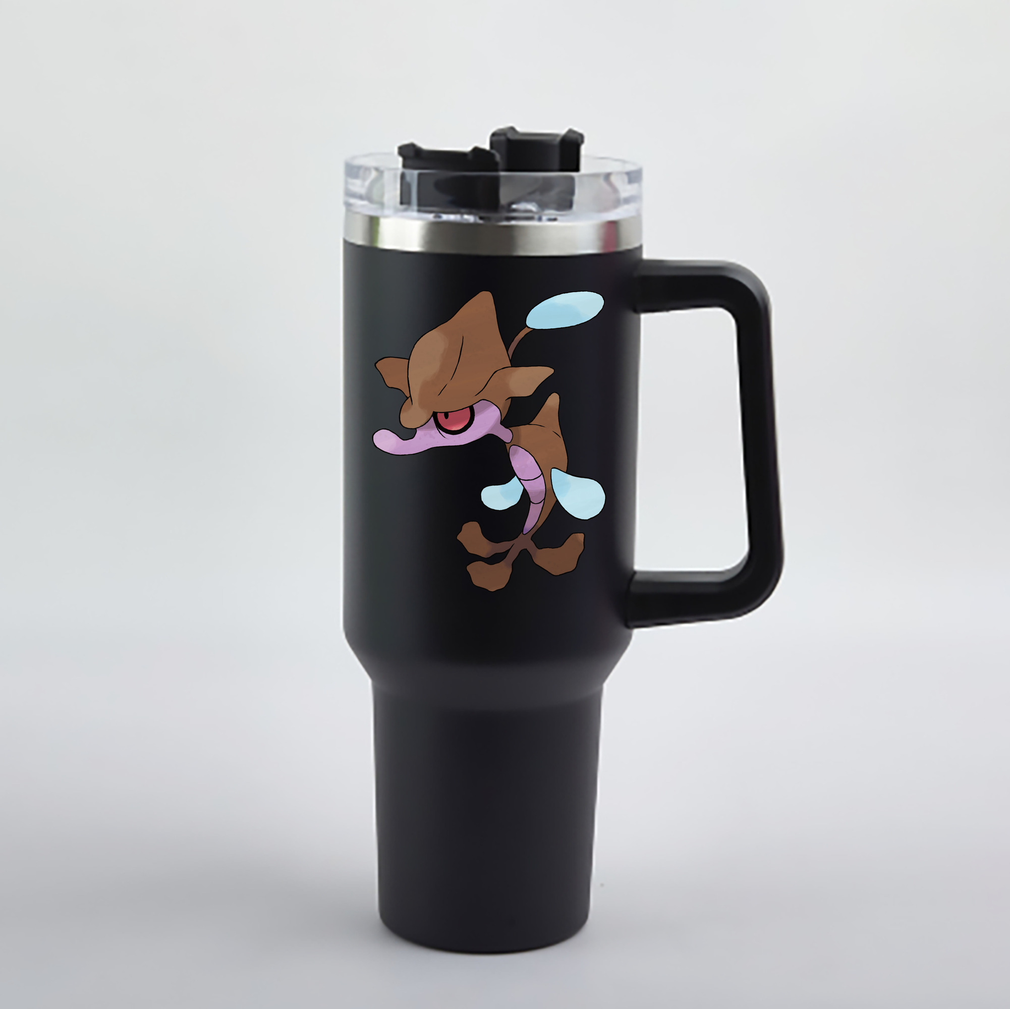 （画像用） ポケットモンスター Pokémon 1200mL車用タンブラー - クリスタルステッカー（プラスチックストロー付き）