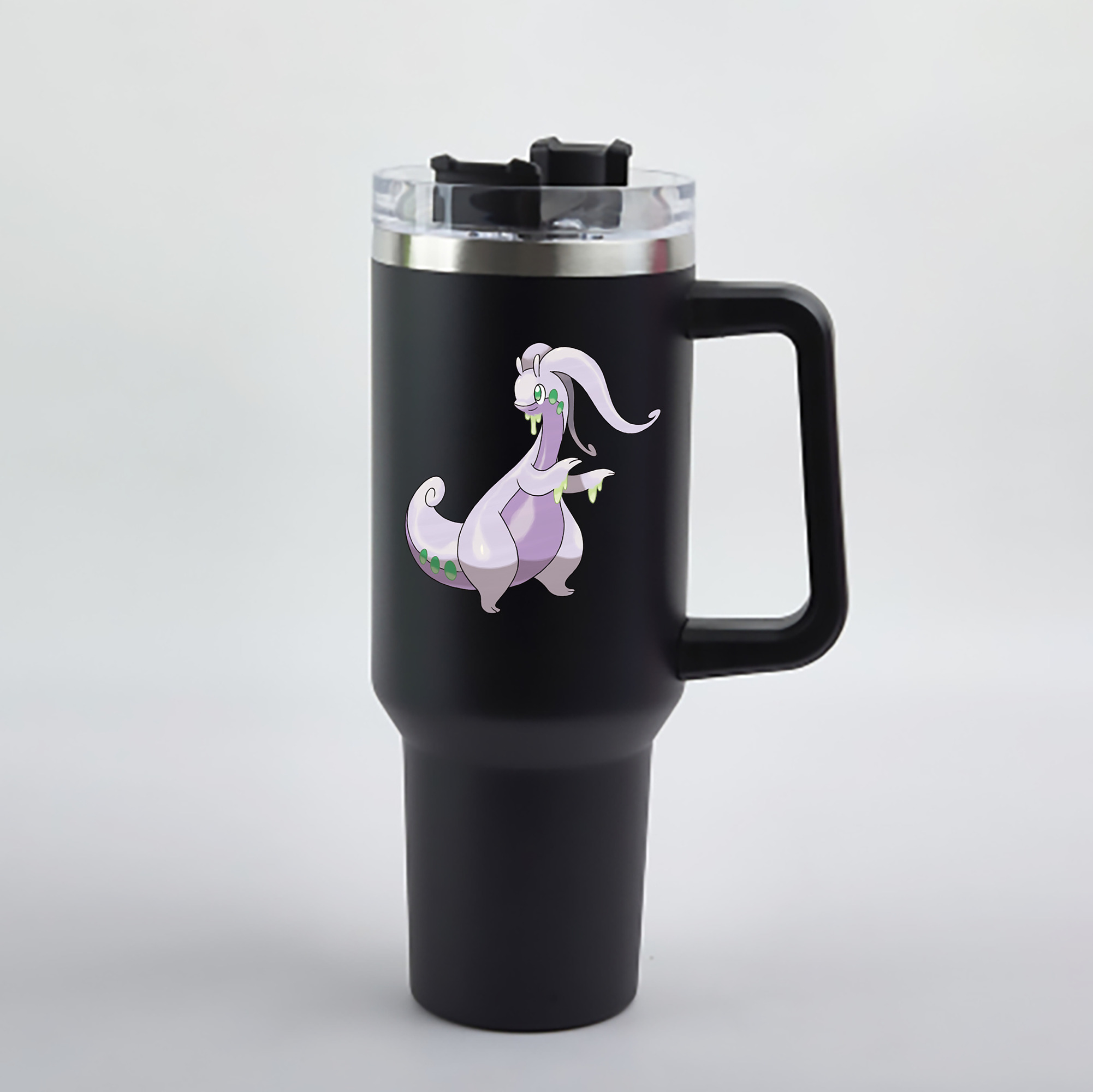 （画像用） ポケットモンスター Pokémon 1200mL車用タンブラー - クリスタルステッカー（プラスチックストロー付き）