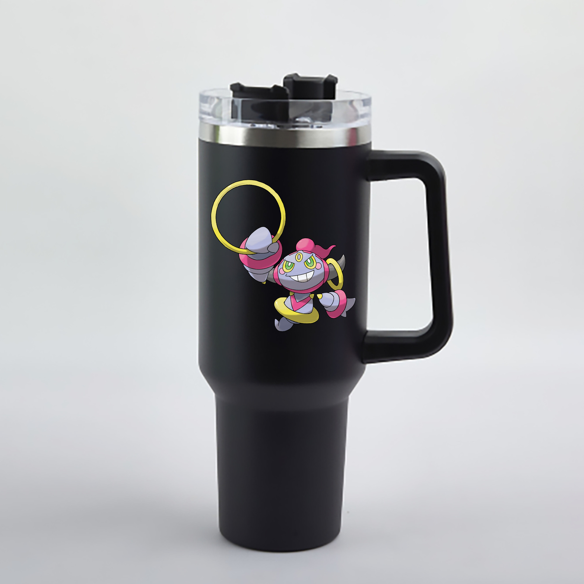 （画像用） ポケットモンスター Pokémon 1200mL車用タンブラー - クリスタルステッカー（プラスチックストロー付き）
