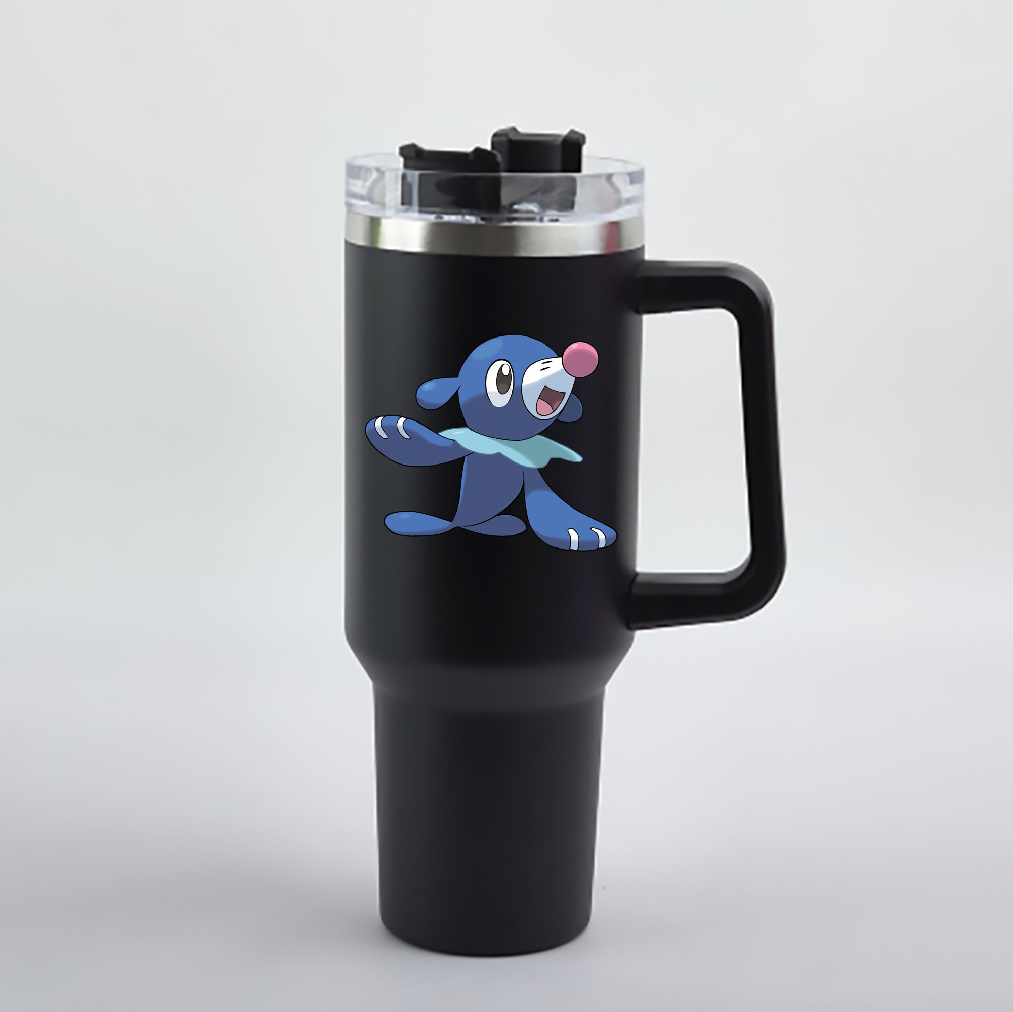 （画像用） ポケットモンスター Pokémon 1200mL車用タンブラー - クリスタルステッカー（プラスチックストロー付き）