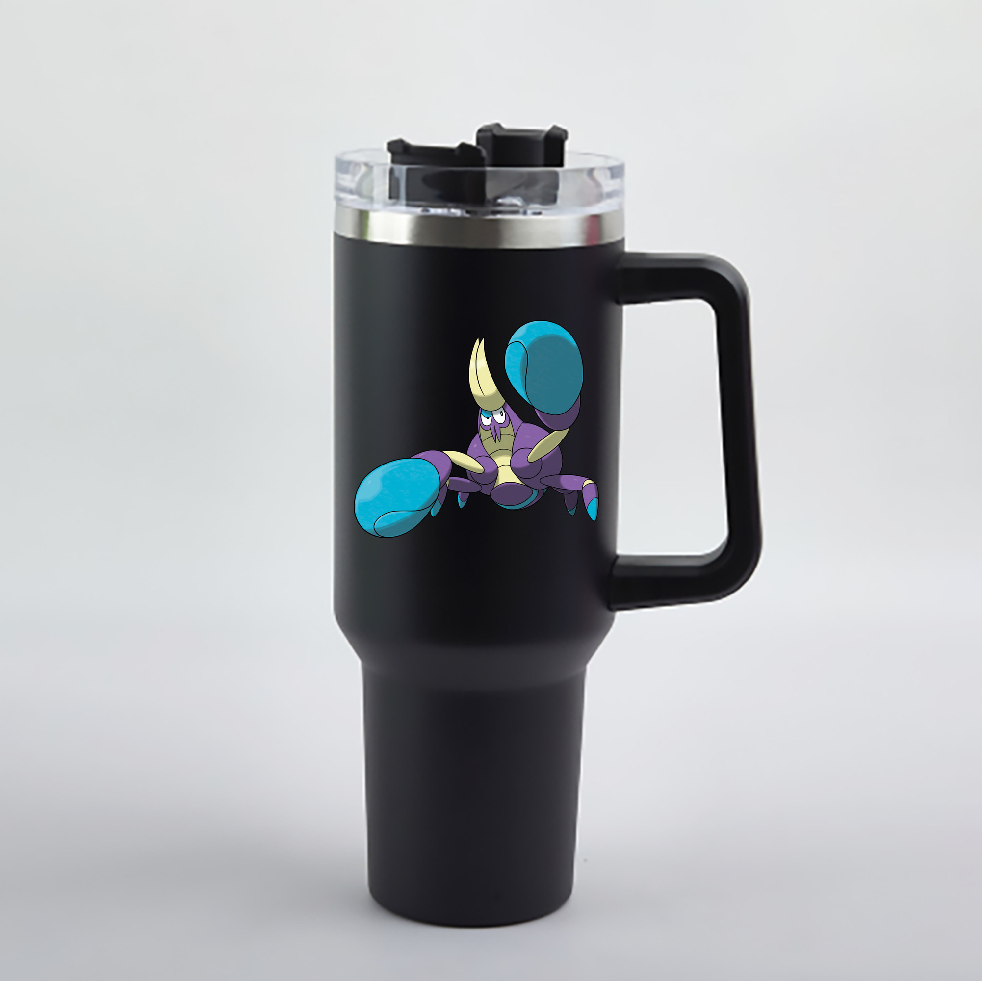 （画像用） ポケットモンスター Pokémon 1200mL車用タンブラー - クリスタルステッカー（プラスチックストロー付き）