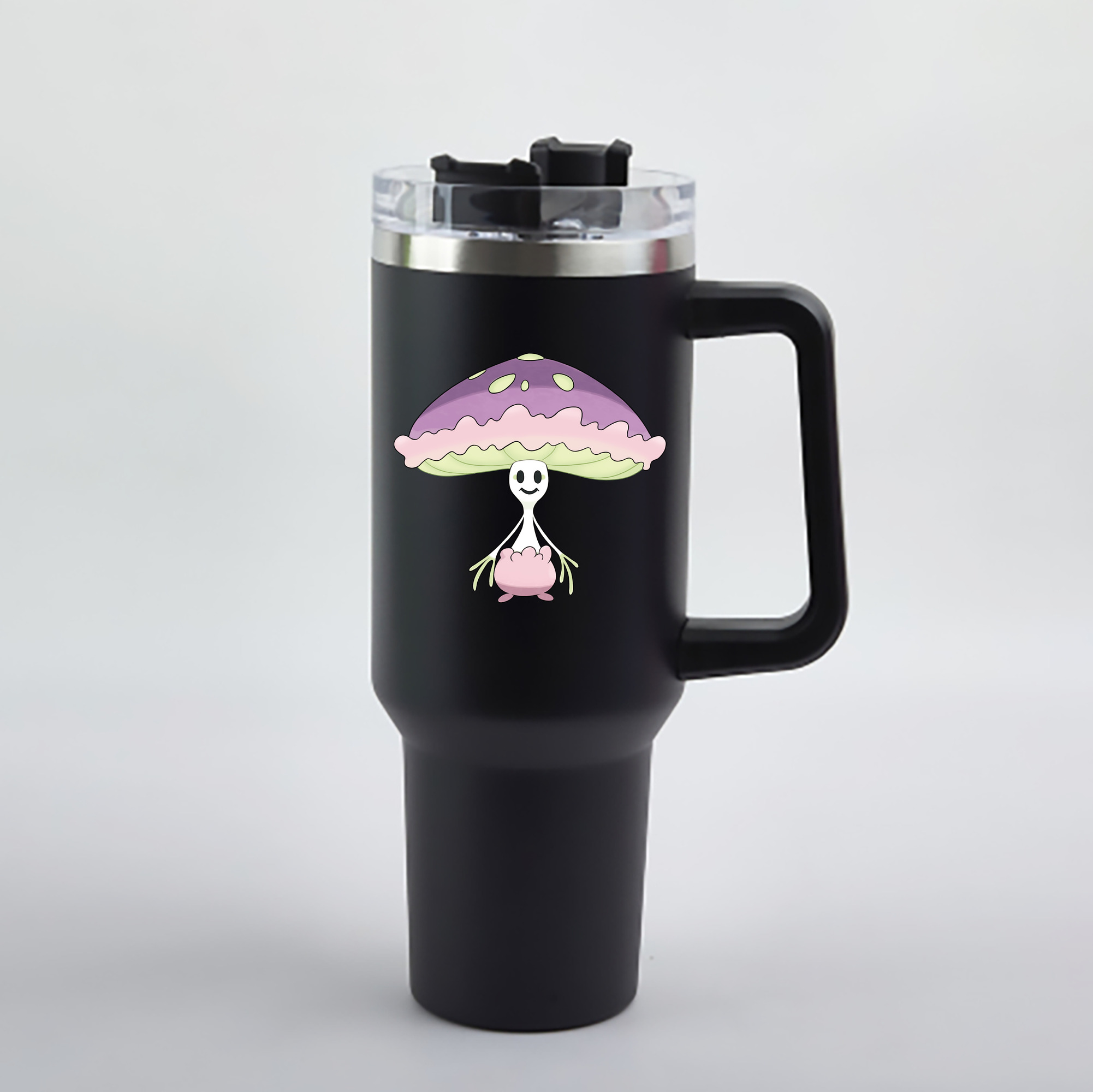 （画像用） ポケットモンスター Pokémon 1200mL車用タンブラー - クリスタルステッカー（プラスチックストロー付き）