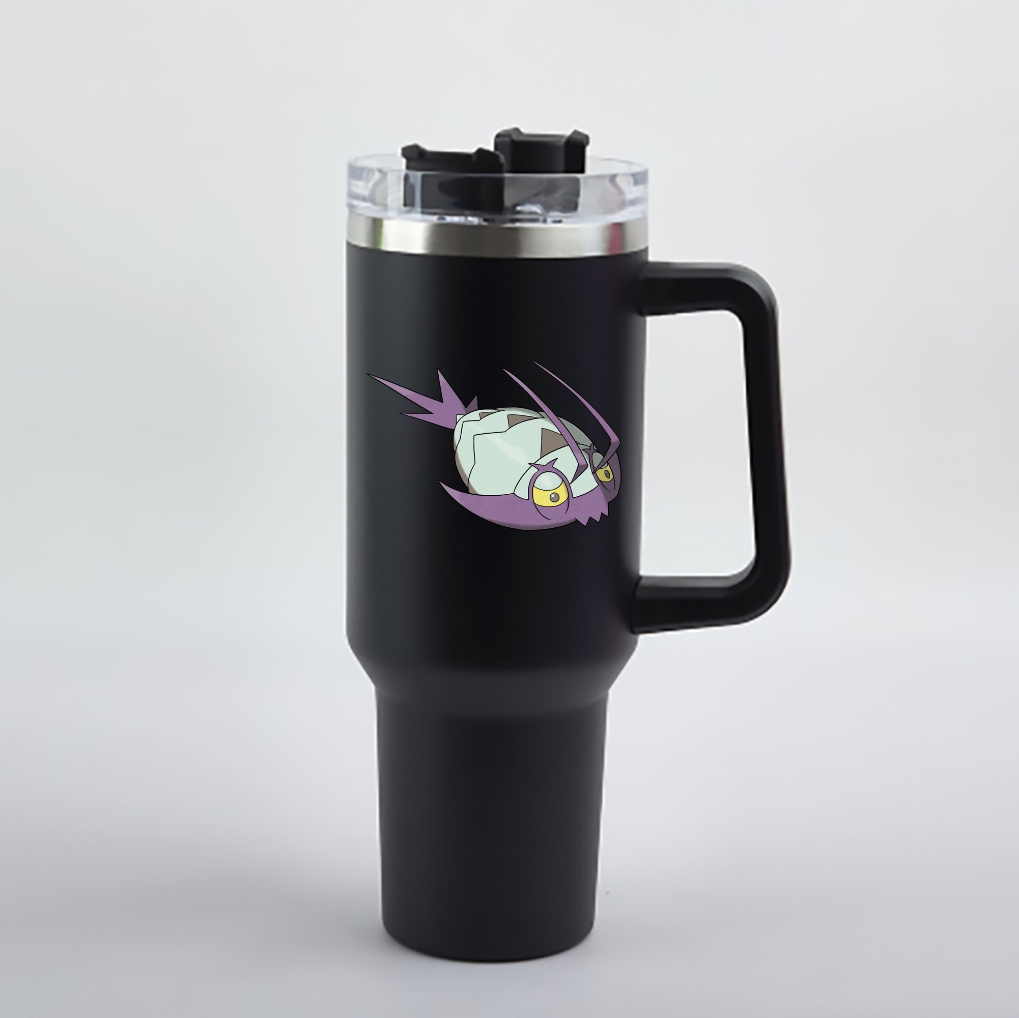 （画像用） ポケットモンスター Pokémon 1200mL車用タンブラー - クリスタルステッカー（プラスチックストロー付き）