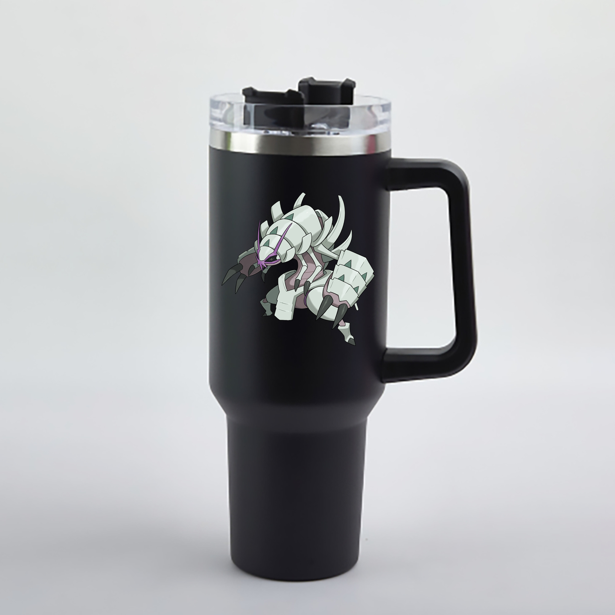 （画像用） ポケットモンスター Pokémon 1200mL車用タンブラー - クリスタルステッカー（プラスチックストロー付き）