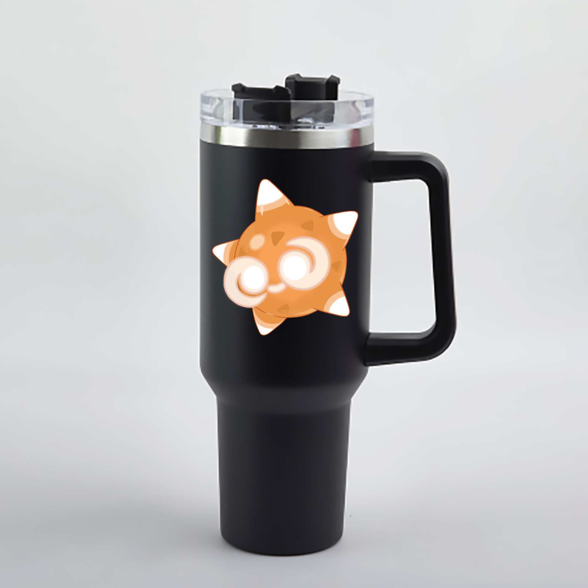 （画像用） ポケットモンスター Pokémon 1200mL車用タンブラー - クリスタルステッカー（プラスチックストロー付き）